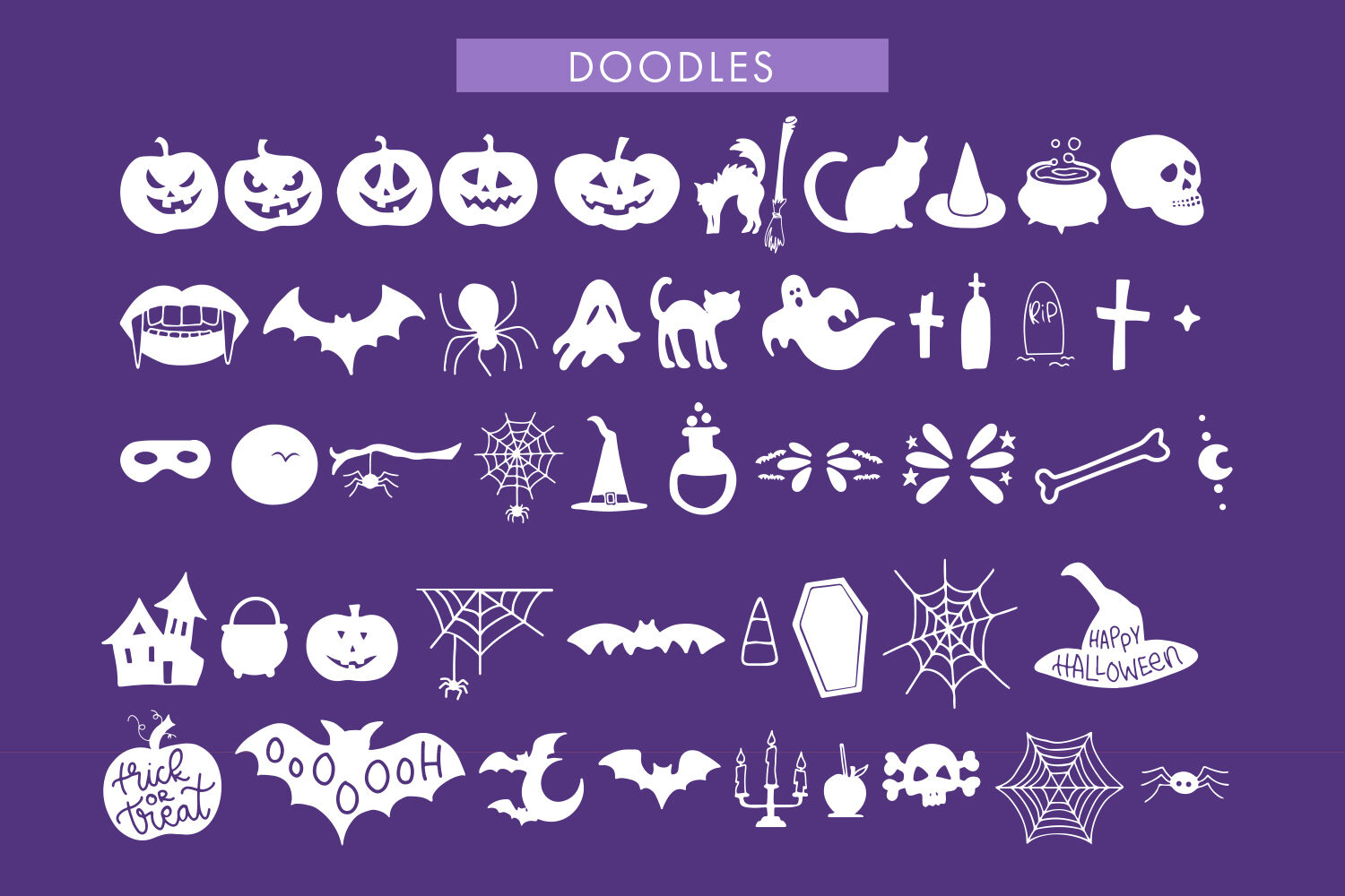 Spooky Halloween Dripping Script With Doodles By Freeling Design House Thehungryjpeg Com