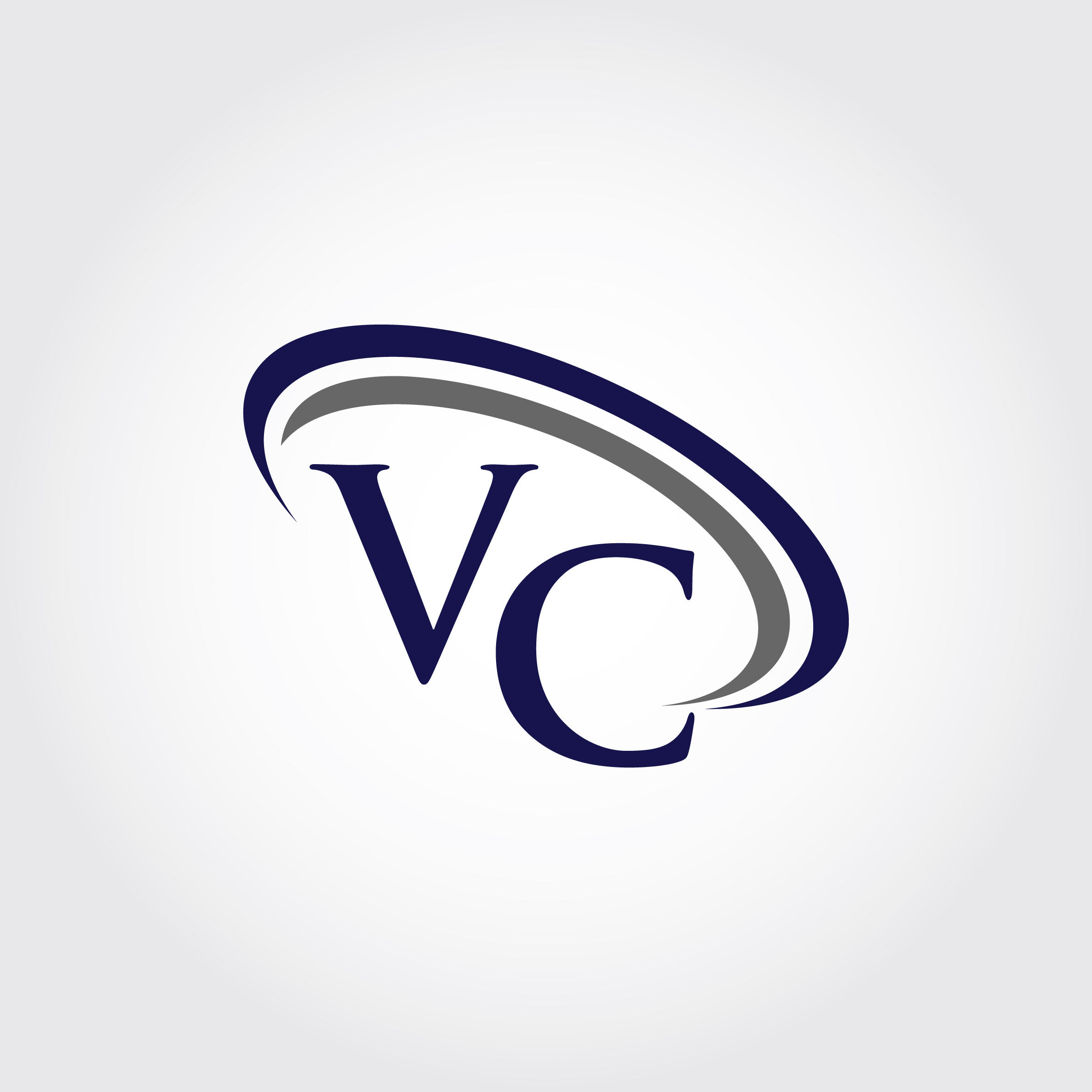 Monogram VC Logo Design By Vectorseller | TheHungryJPEG