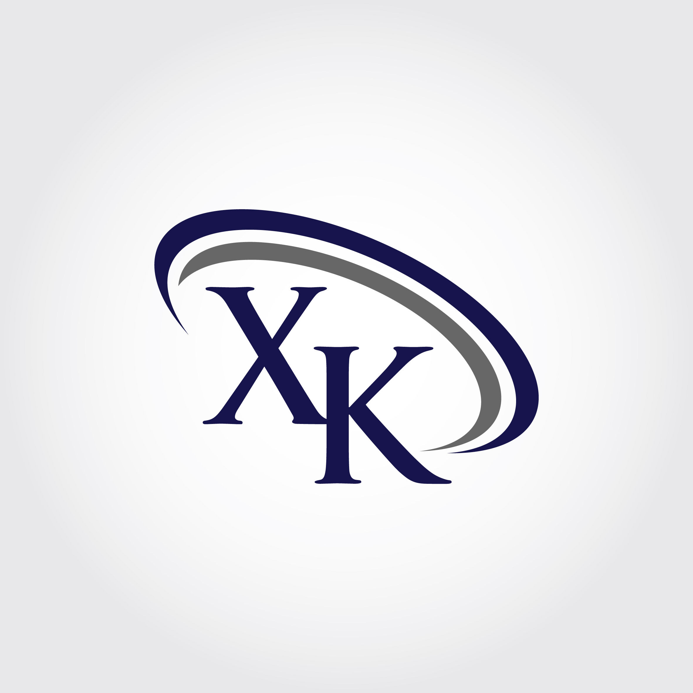 Monogram Xk Logo Design By Vectorseller Thehungryjpeg Com