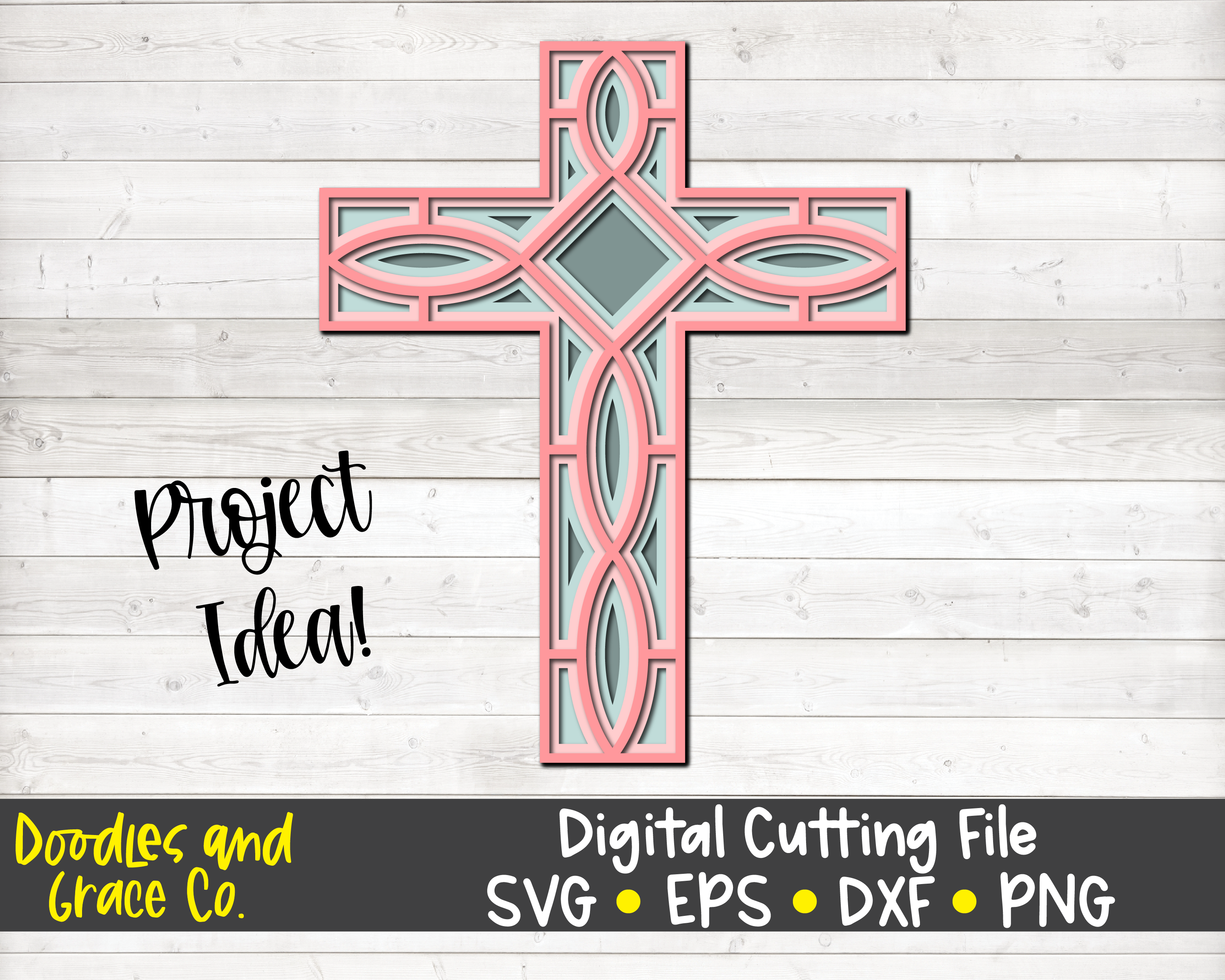 Download Cross 3d Layered Mandala Svg By Doodles And Grace Thehungryjpeg Com SVG, PNG, EPS, DXF File