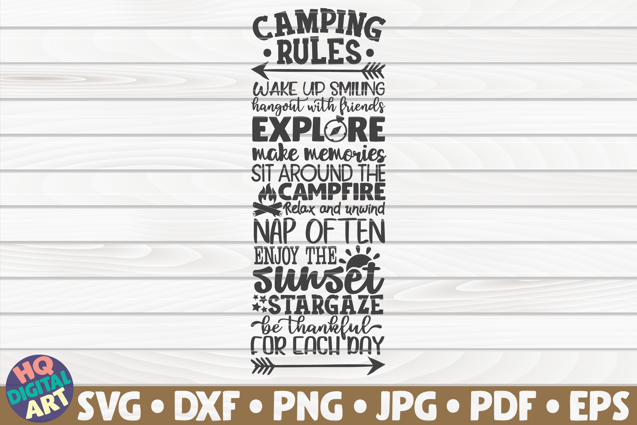 Free Free 211 Camping Rules Svg SVG PNG EPS DXF File