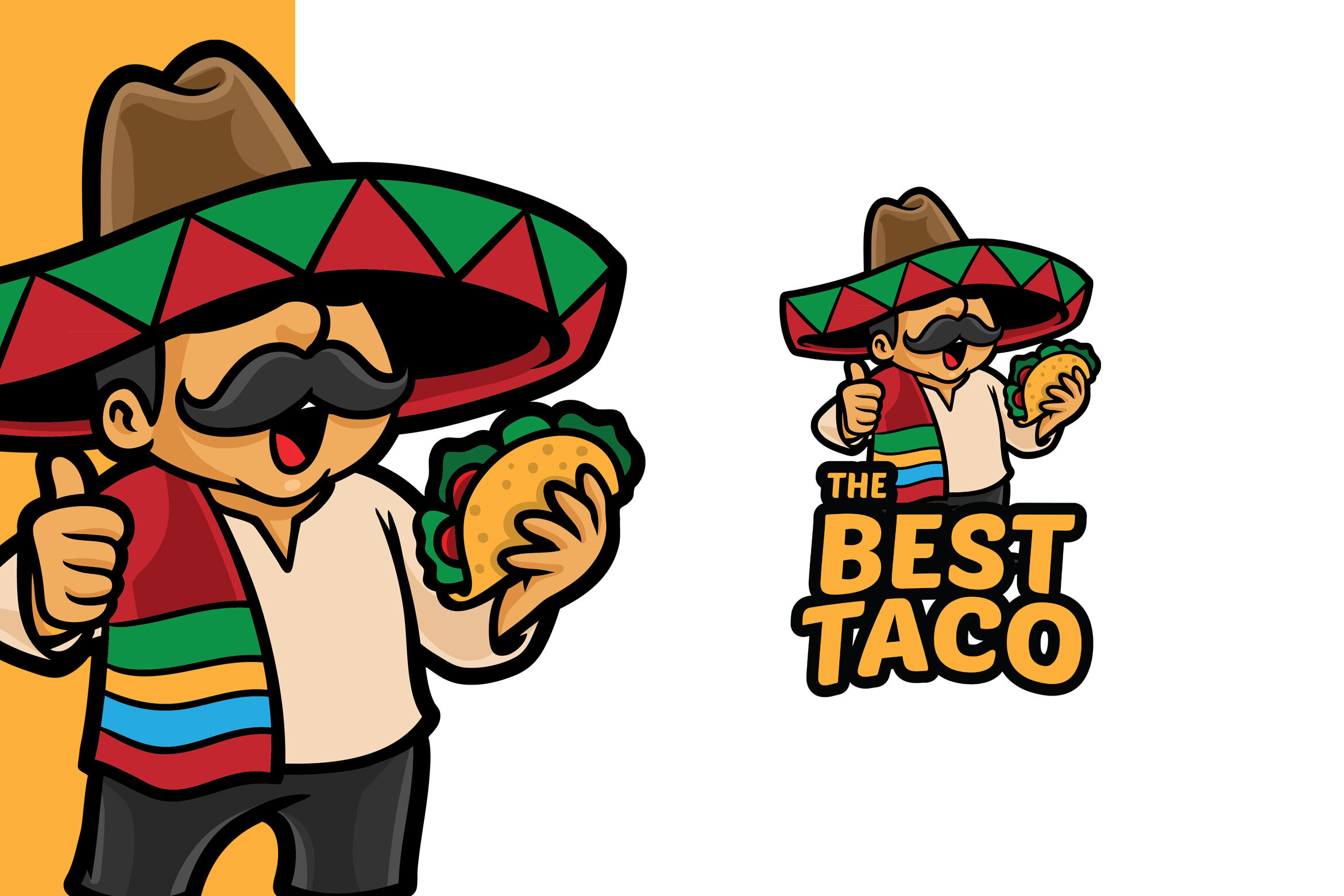 Best Taco Logo Template By StringLabs TheHungryJPEG