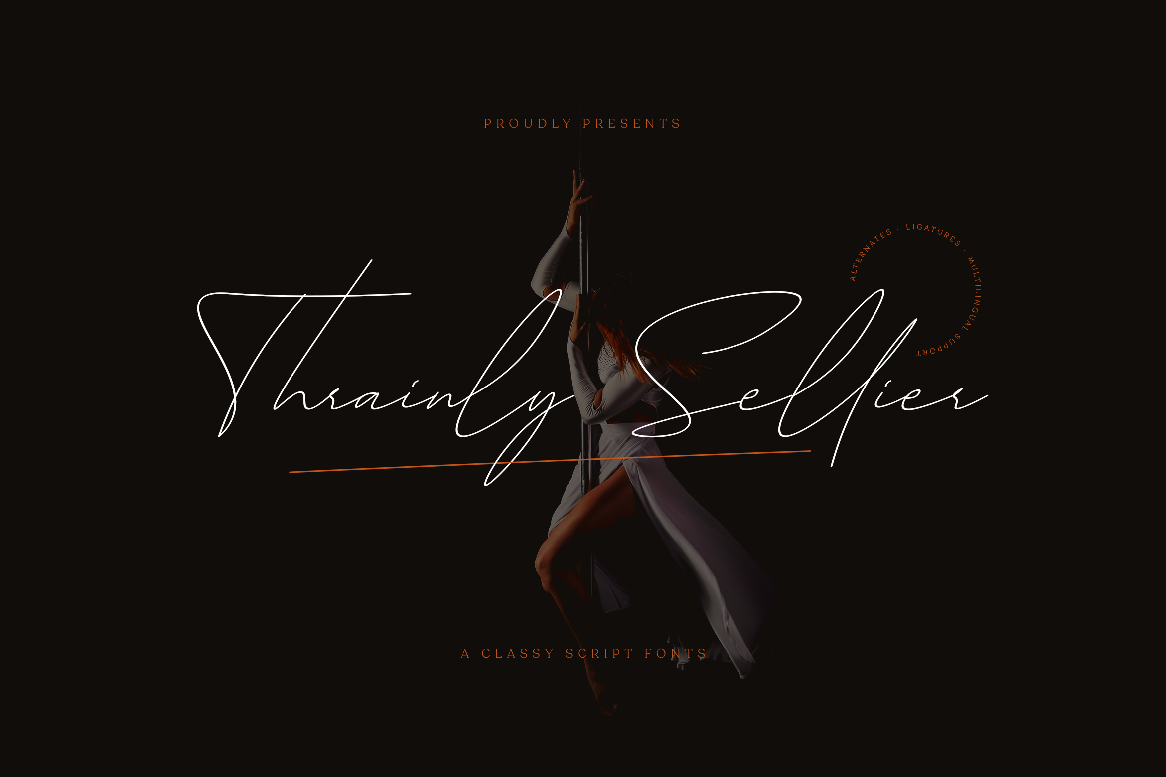 Thrainly Sellier Classy Script Fonts By Namara Creative Studio Thehungryjpeg Com