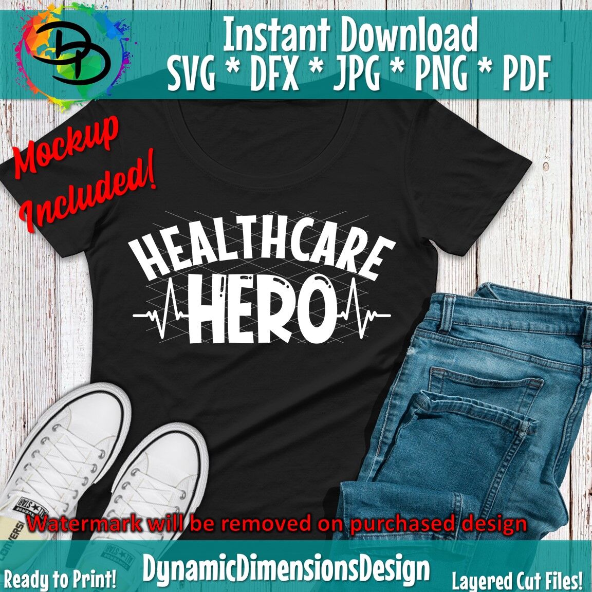 Healthcare Hero Svg Nurse Svg Healthcare Doctor Design Medical Say By Dynamic Dimensions Thehungryjpeg Com