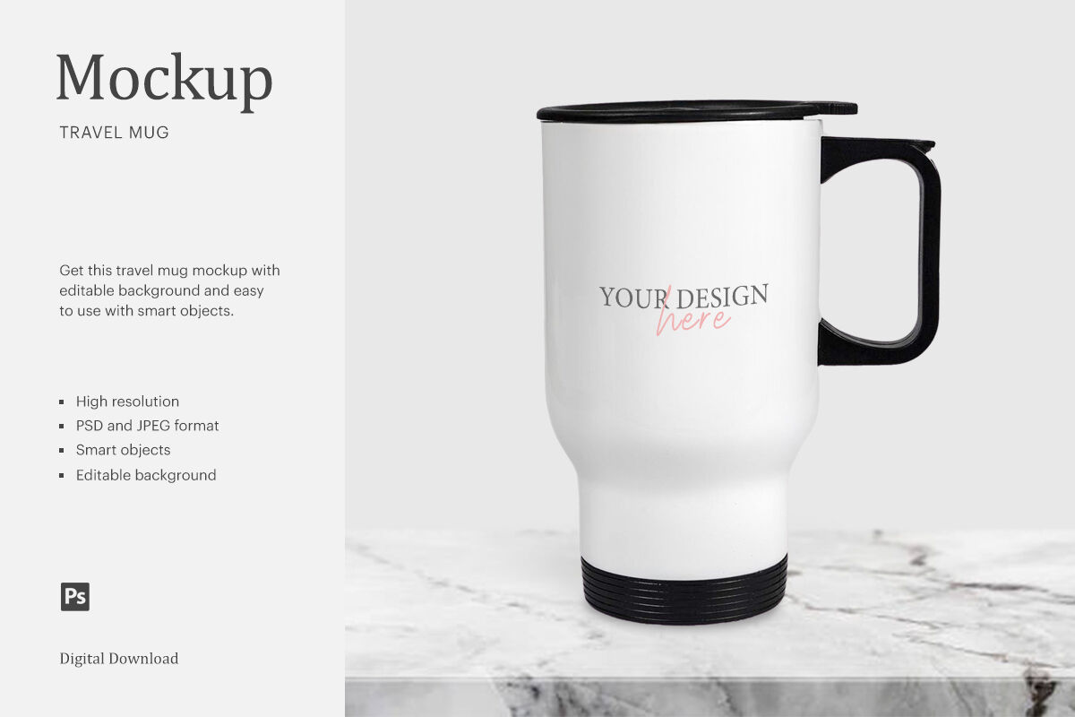 Mockup Free Digital Download Template Mug Design Flower Digital Mug
