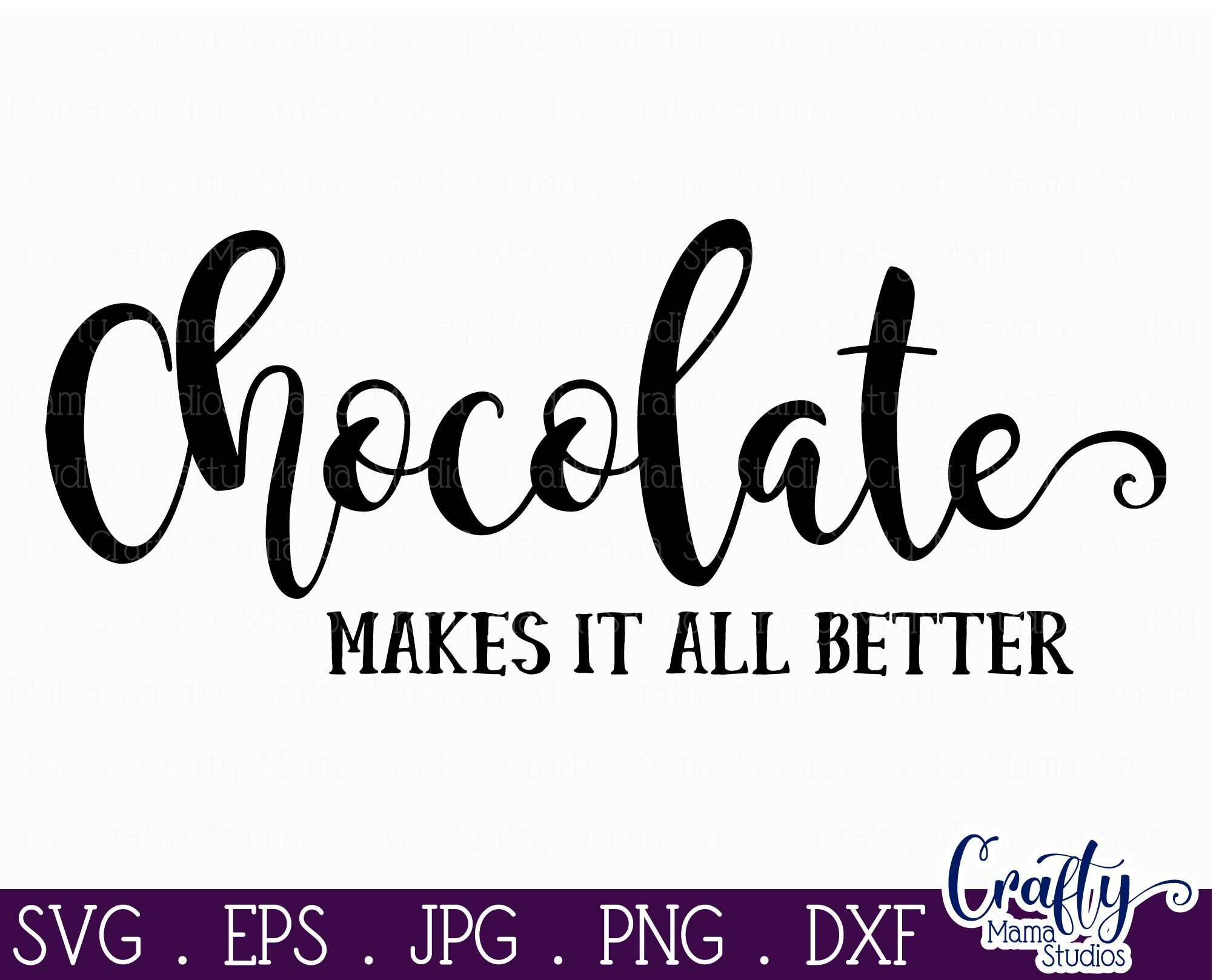 Free Chocolate is my Favorite Food Group SVG Cut File