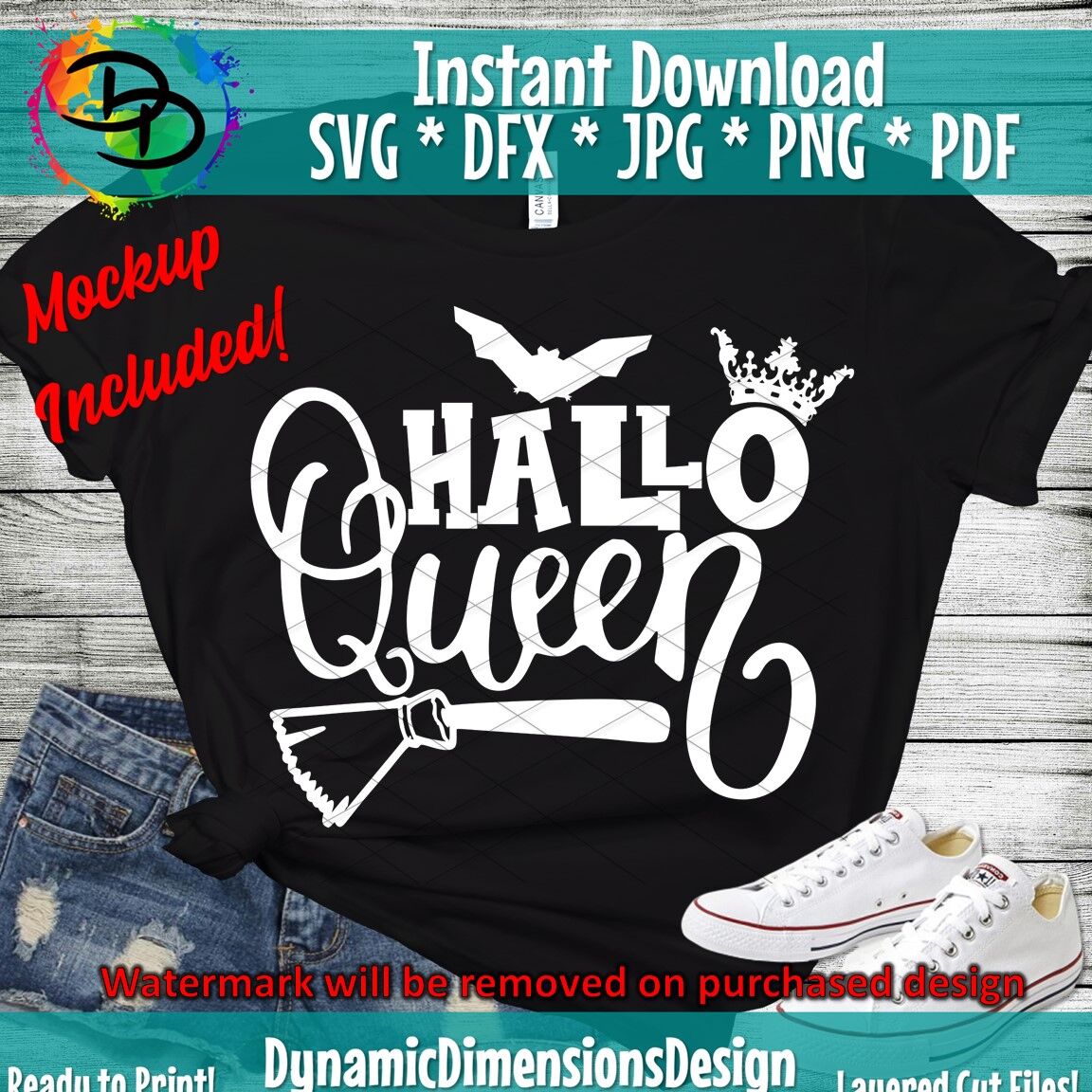 Download Hallo Queen Svg Queen Witch Svg Halloween Svg Halloween Shirt Wit By Dynamic Dimensions Thehungryjpeg Com