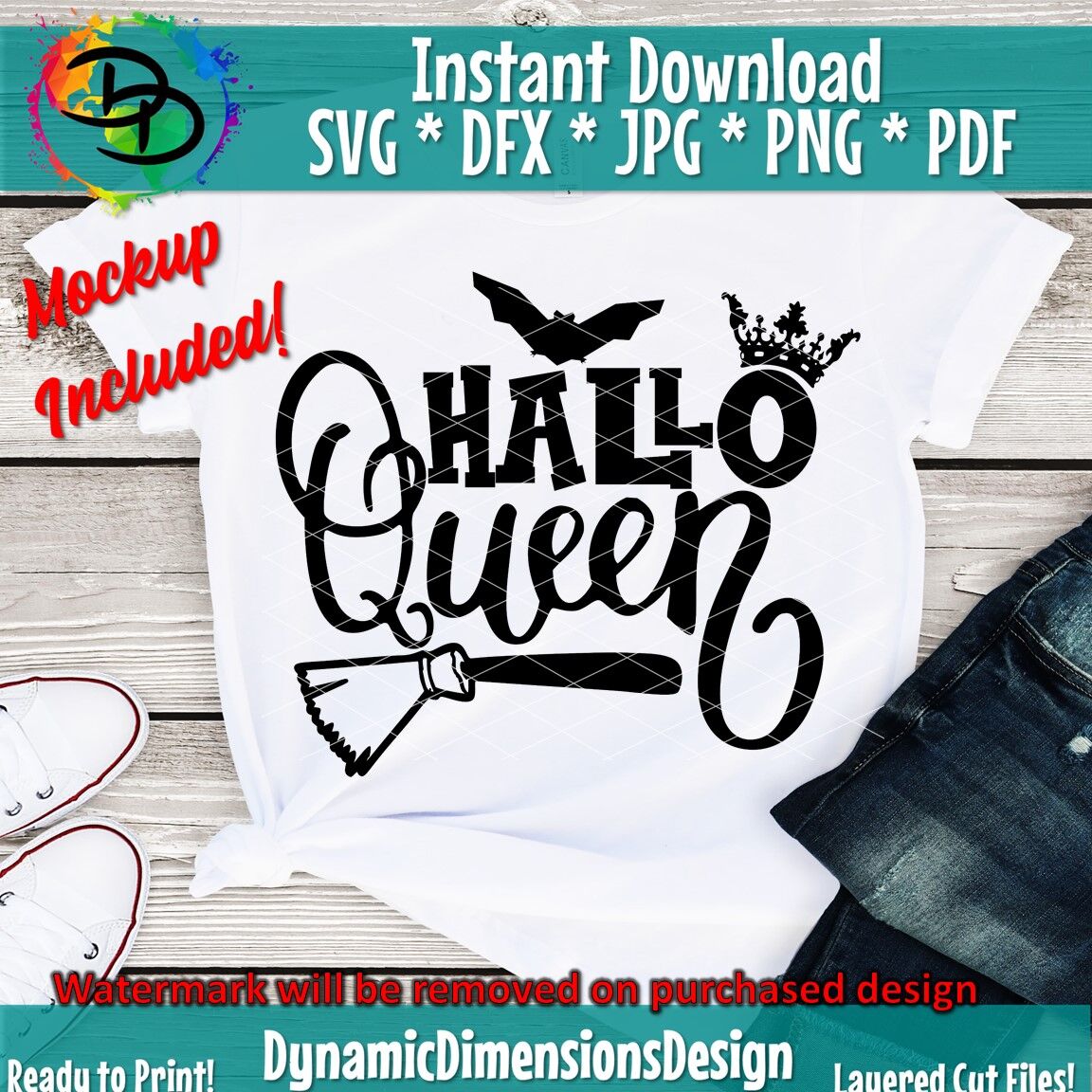 Download Hallo Queen Svg Queen Witch Svg Halloween Svg Halloween Shirt Wit By Dynamic Dimensions Thehungryjpeg Com