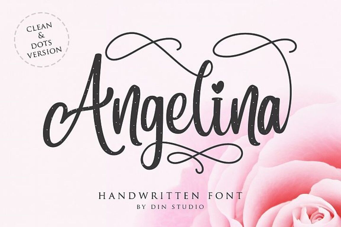 Angelina By Din Studio Thehungryjpeg Com