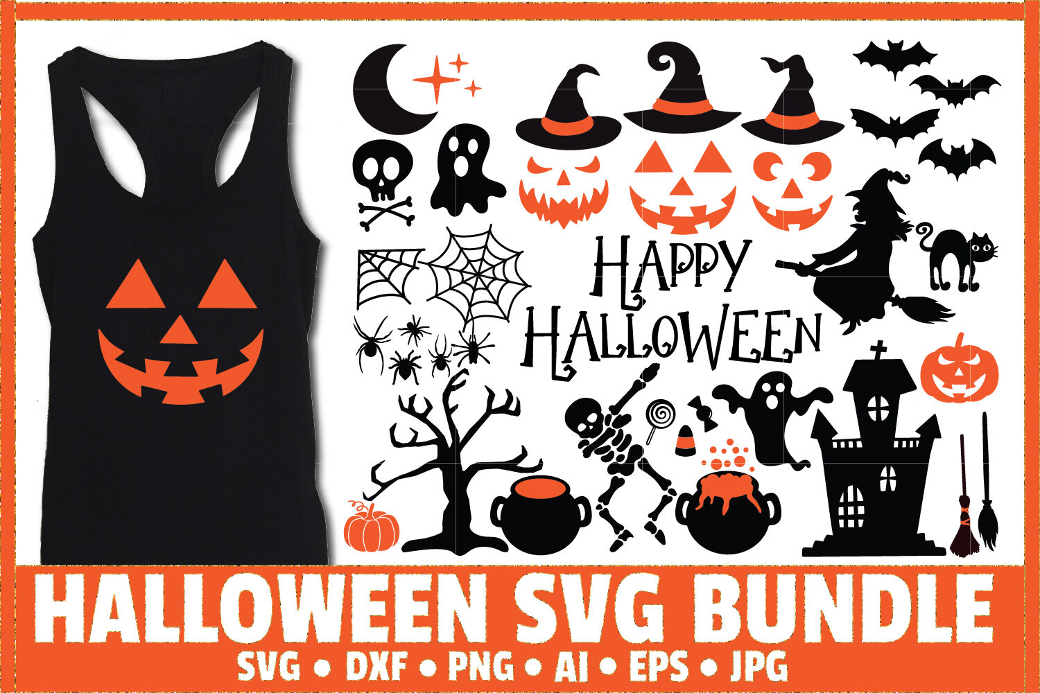 Halloween Bundle SVG Cut File By SVGSUPPLY | TheHungryJPEG