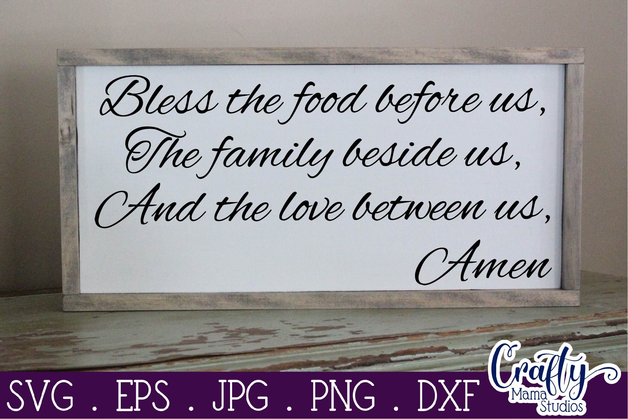 Download Bless The Food Before Us - Christian Svg - Dinner Prayer ...