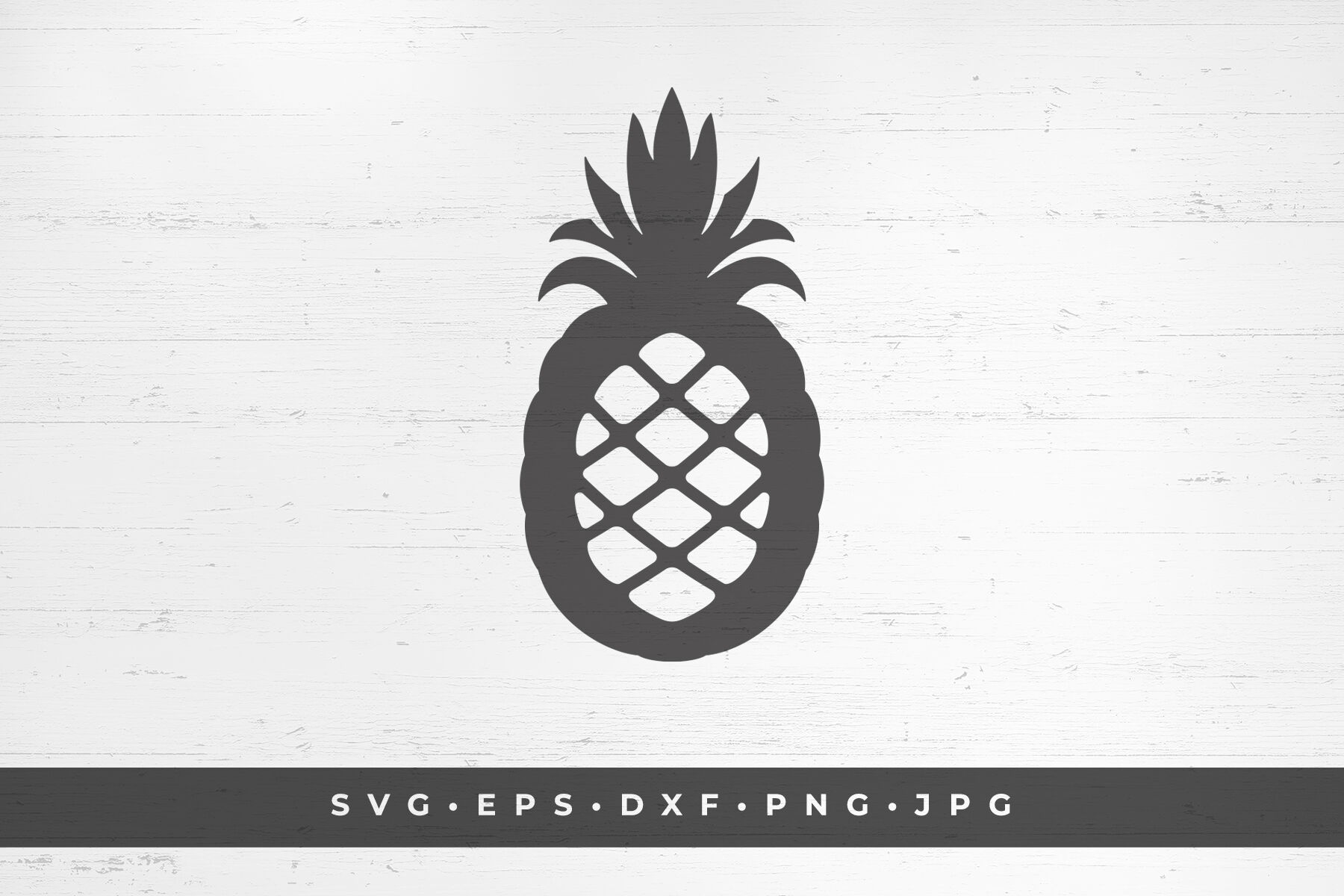 pineapple silhouette vector