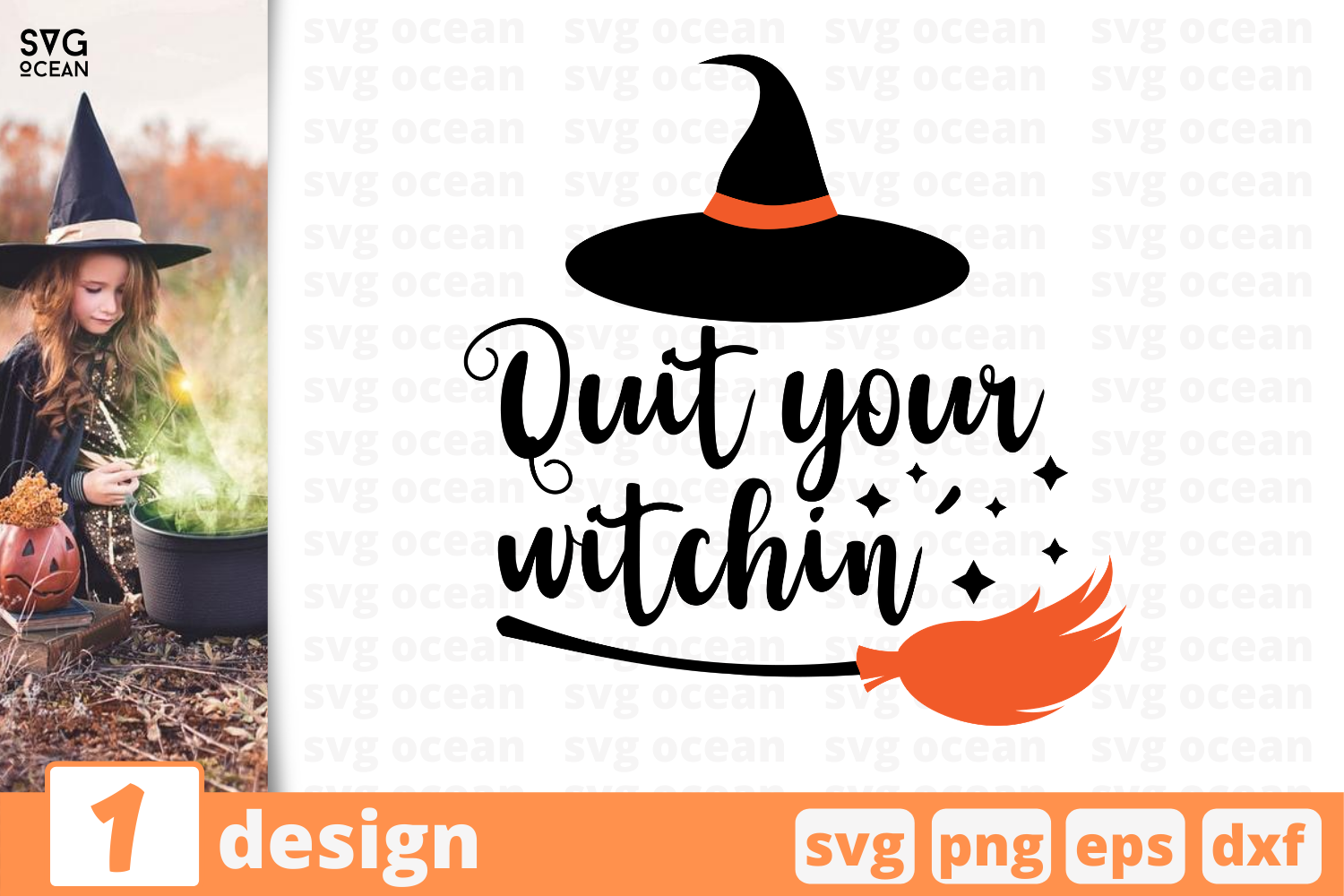 1 Quit Your Witchin Halloween Quotes Cricut Svg By Svgocean Thehungryjpeg Com