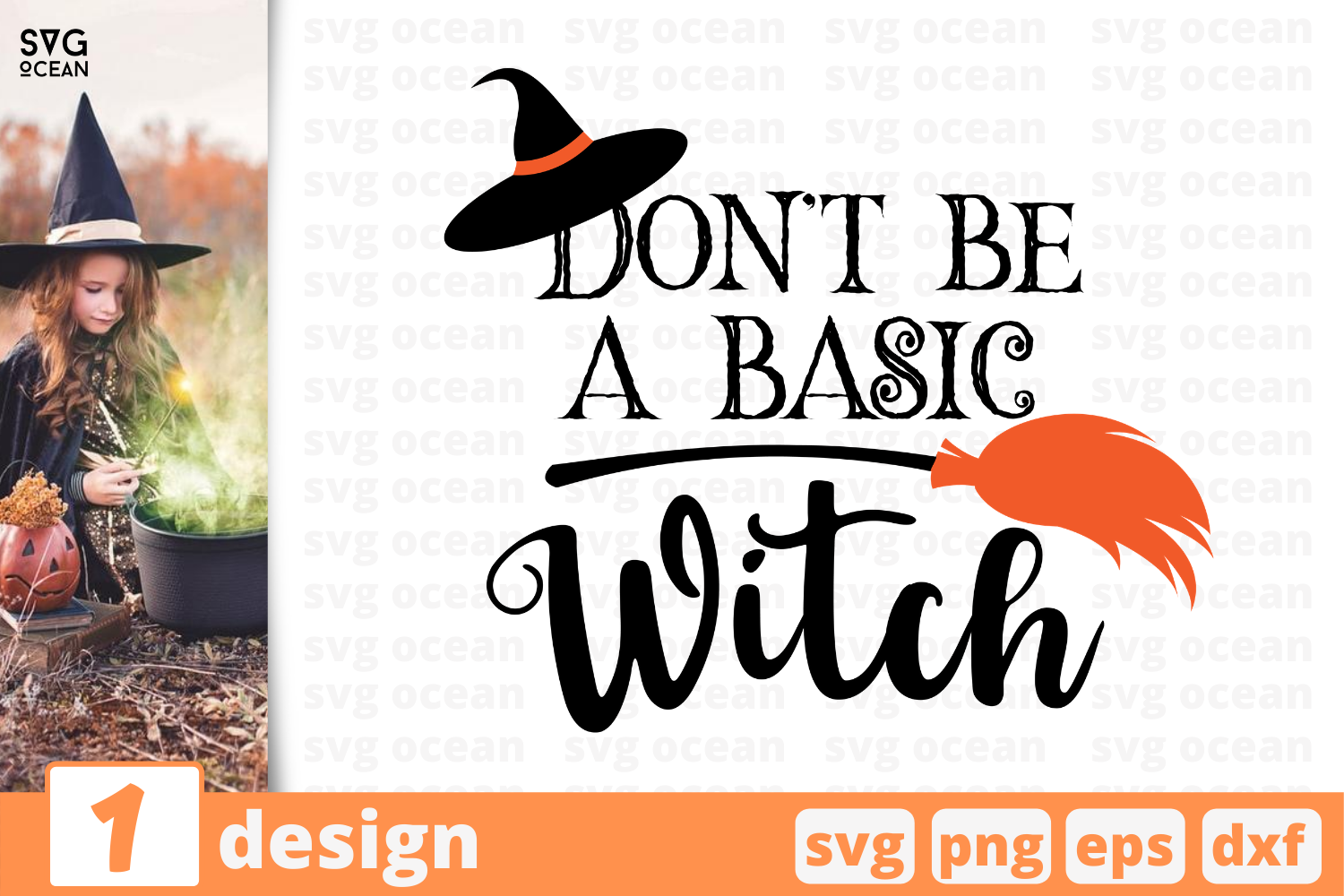 1 Dont Be A Basic Witch Halloween Quotes Cricut Svg By Svgocean Thehungryjpeg Com