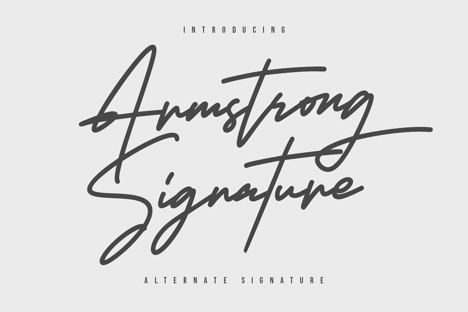 Armstrong Signature Font By Maulana Creative Thehungryjpeg Com