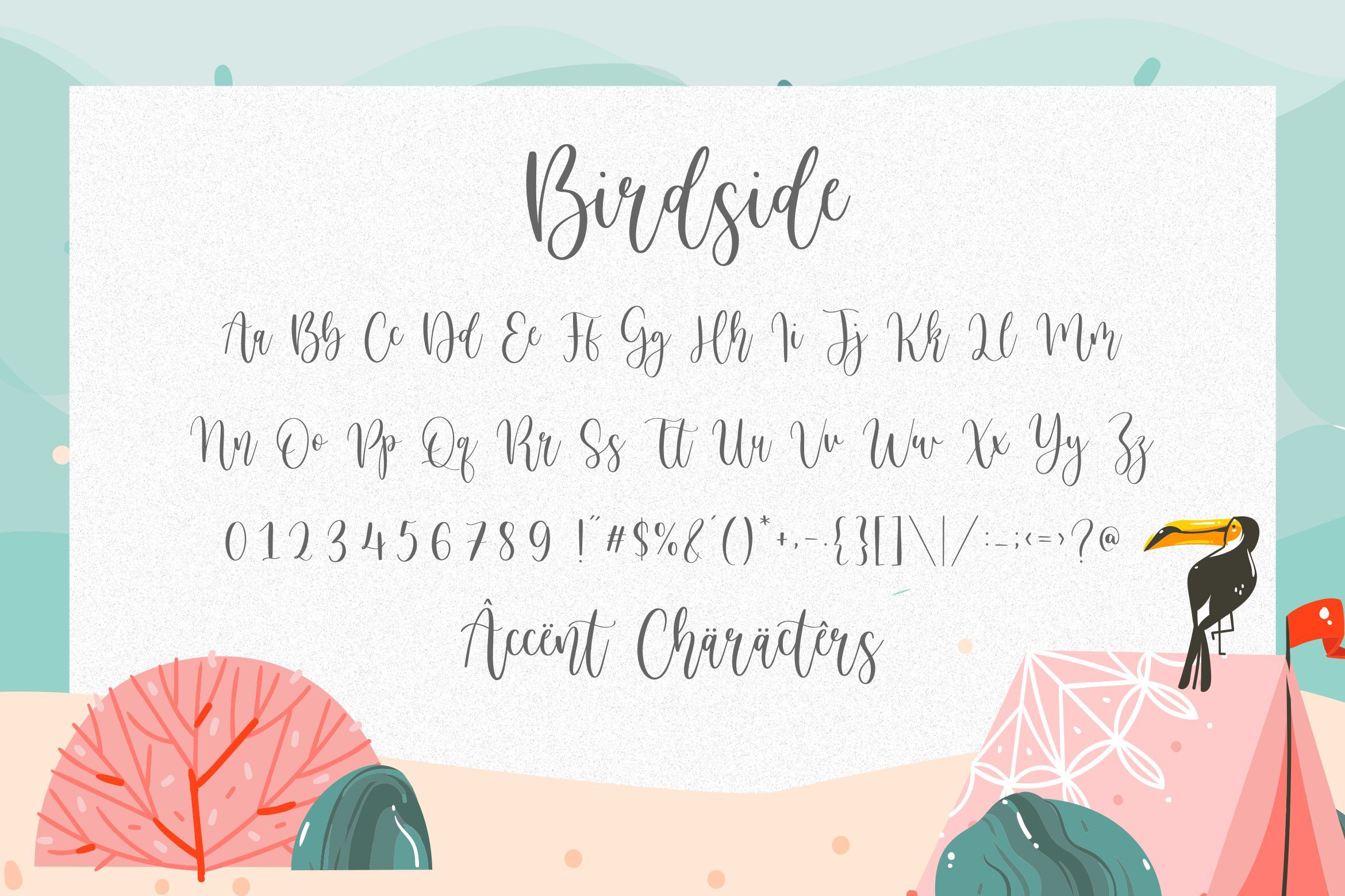 Birdside Lovely Modern Handwritten Font By Balpirick Studio Thehungryjpeg Com