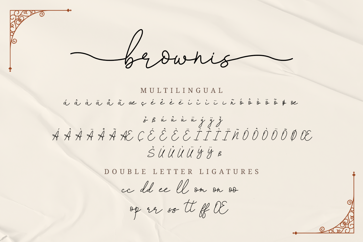 Brownis Handwritten Script By Ibey Design Thehungryjpeg Com