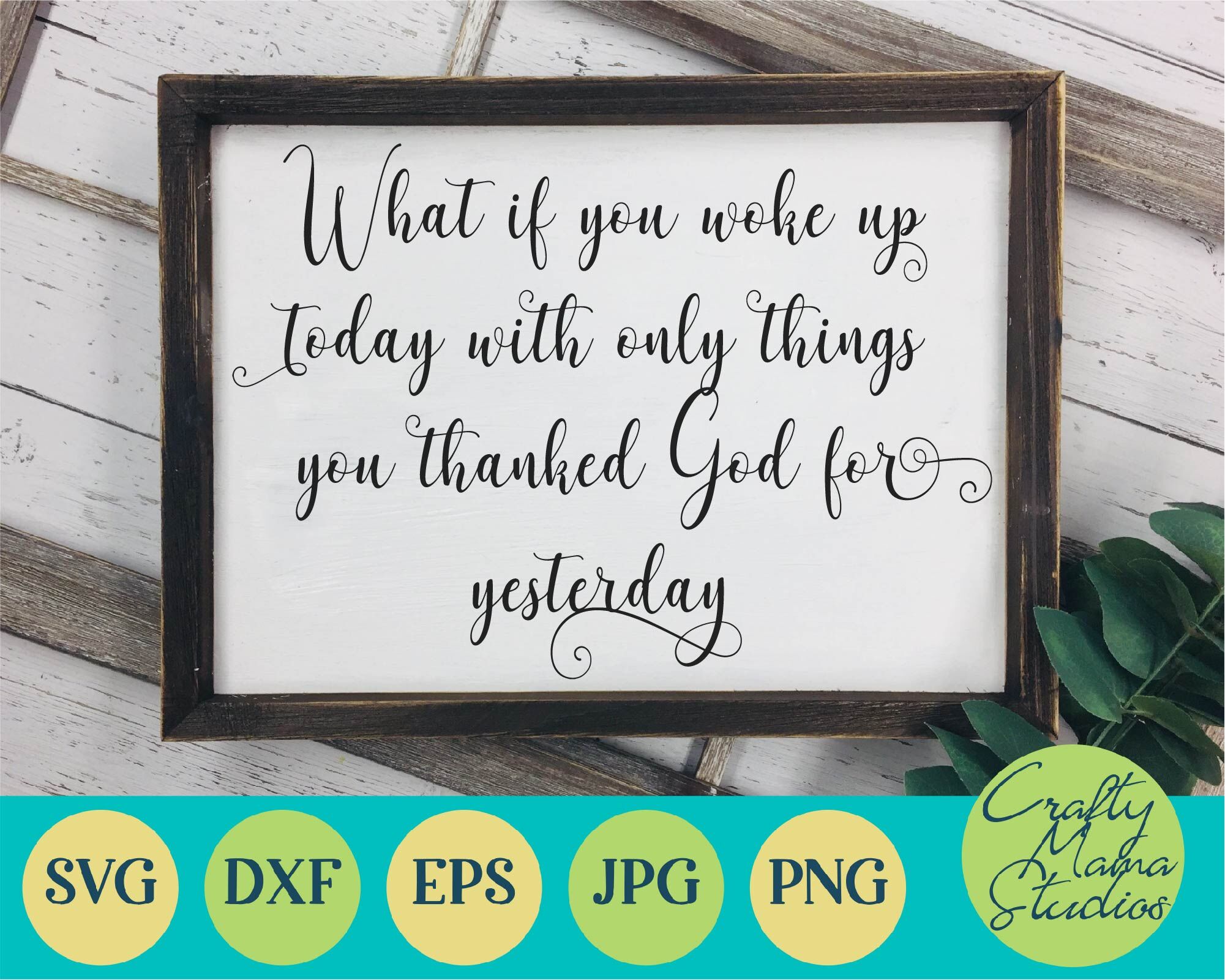 Inspirational Svg Thank God By Crafty Mama Studios Thehungryjpeg Com