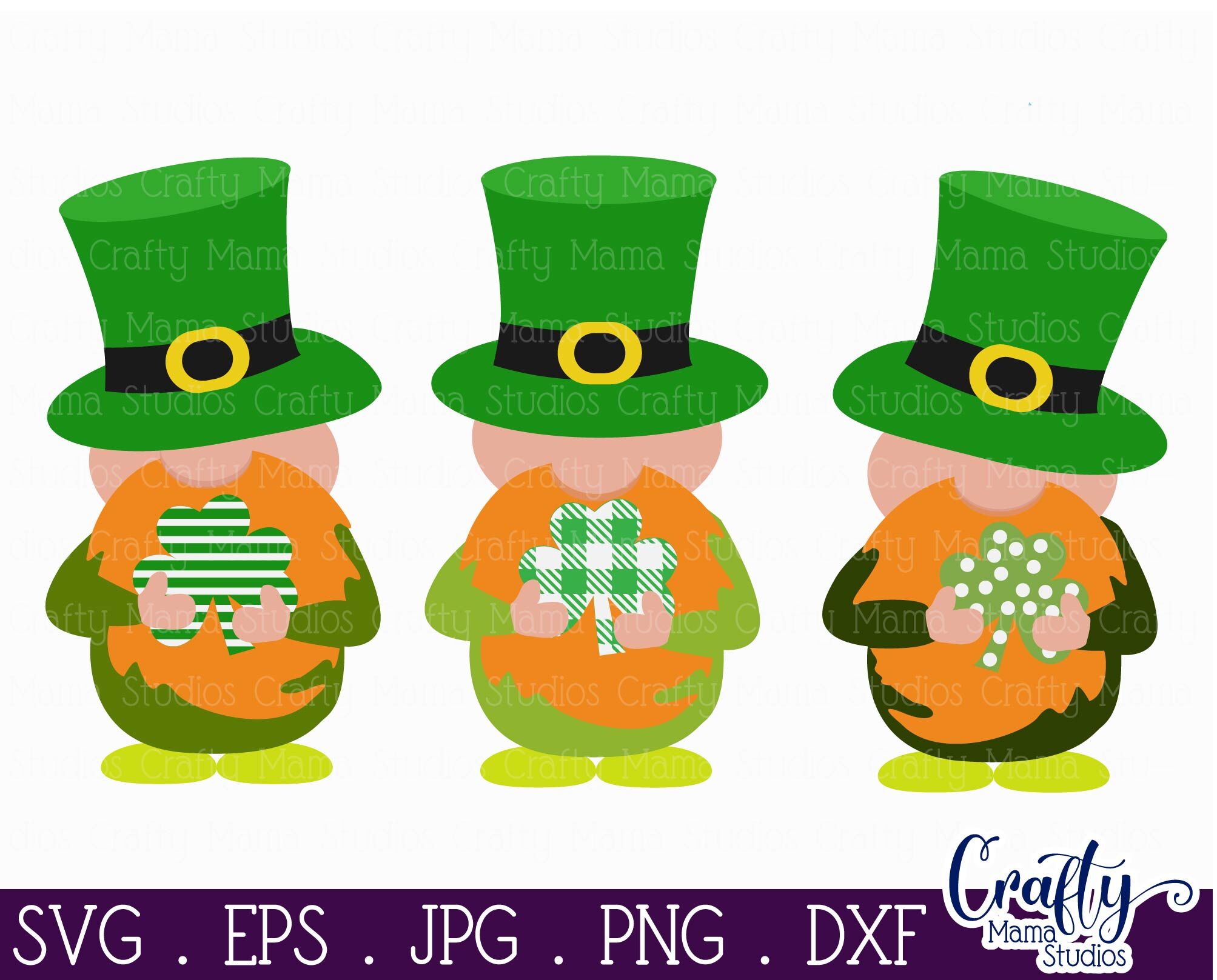 Leprechaun Svg St Patricks Day Svg Shamrock Svg Leprechauns By