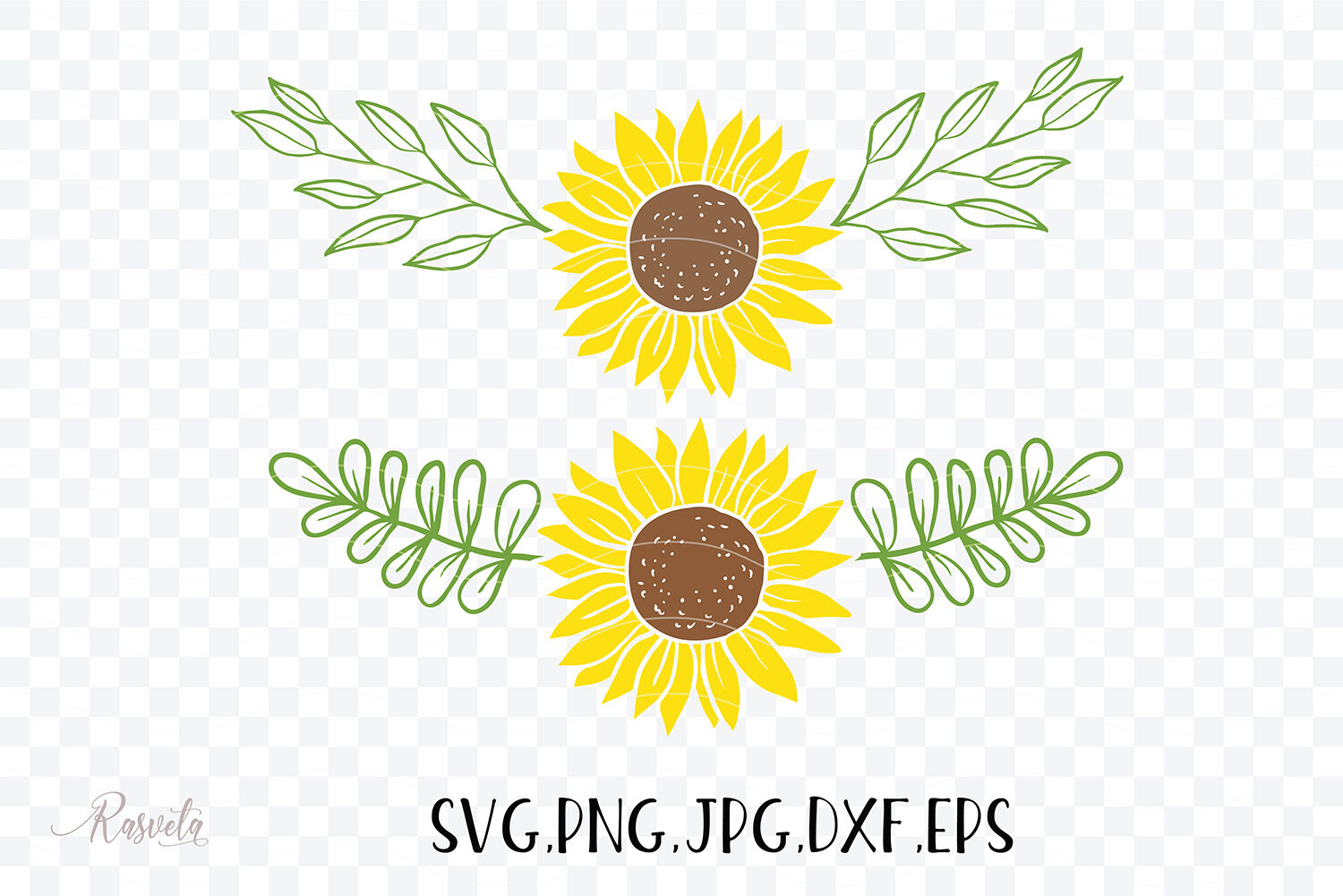 Free Free 347 Sunflower Leaves Svg SVG PNG EPS DXF File