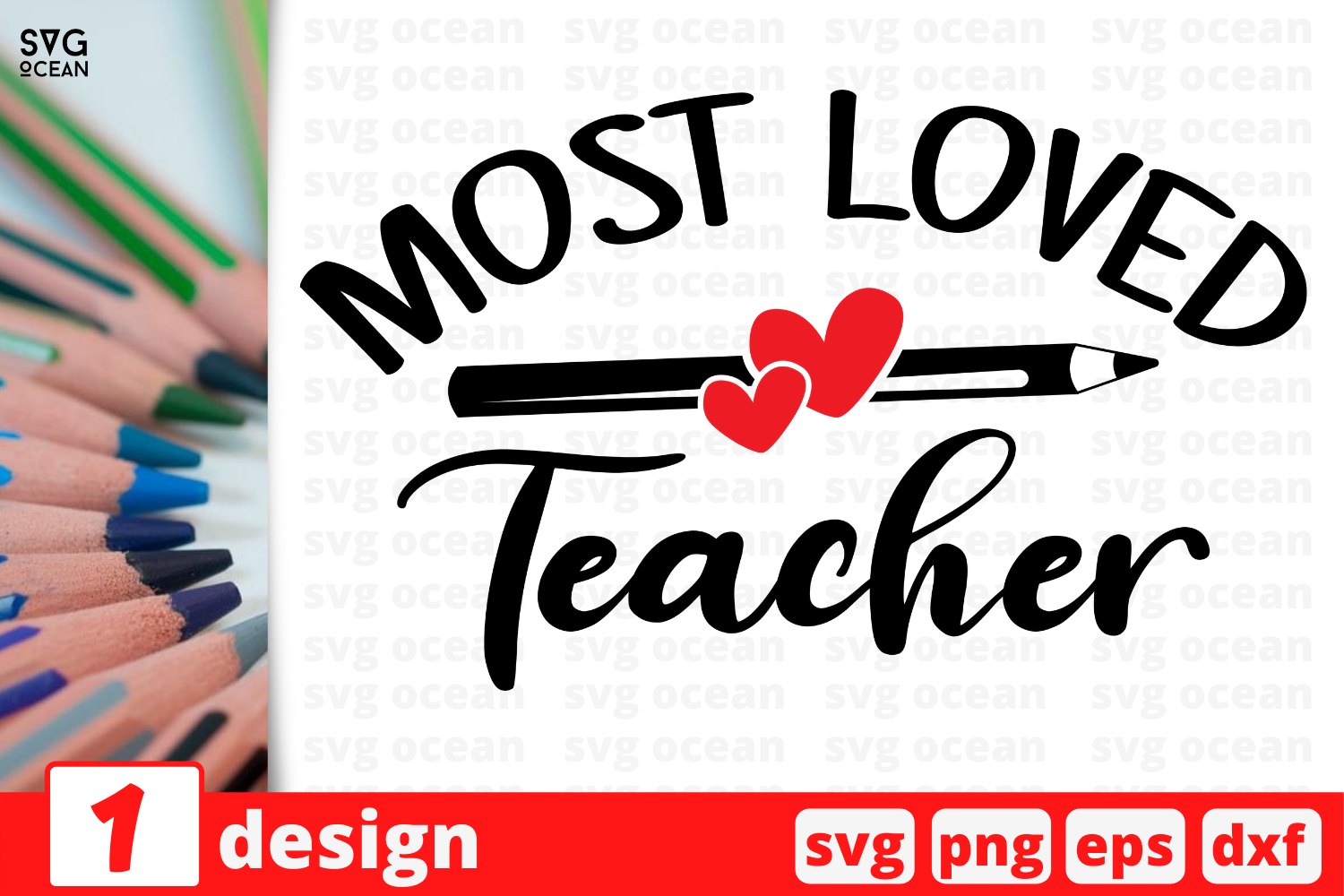 1 Most Loved Teacher Teacher Quotes Cricut Svg By Svgocean Thehungryjpeg Com