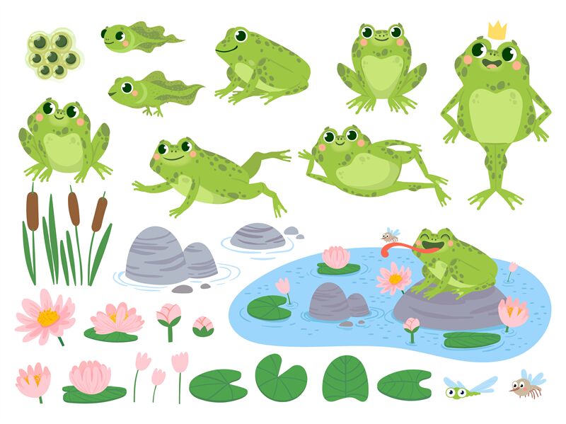 cute antropomorphic chibi anime frog in suit | Stable Diffusion
