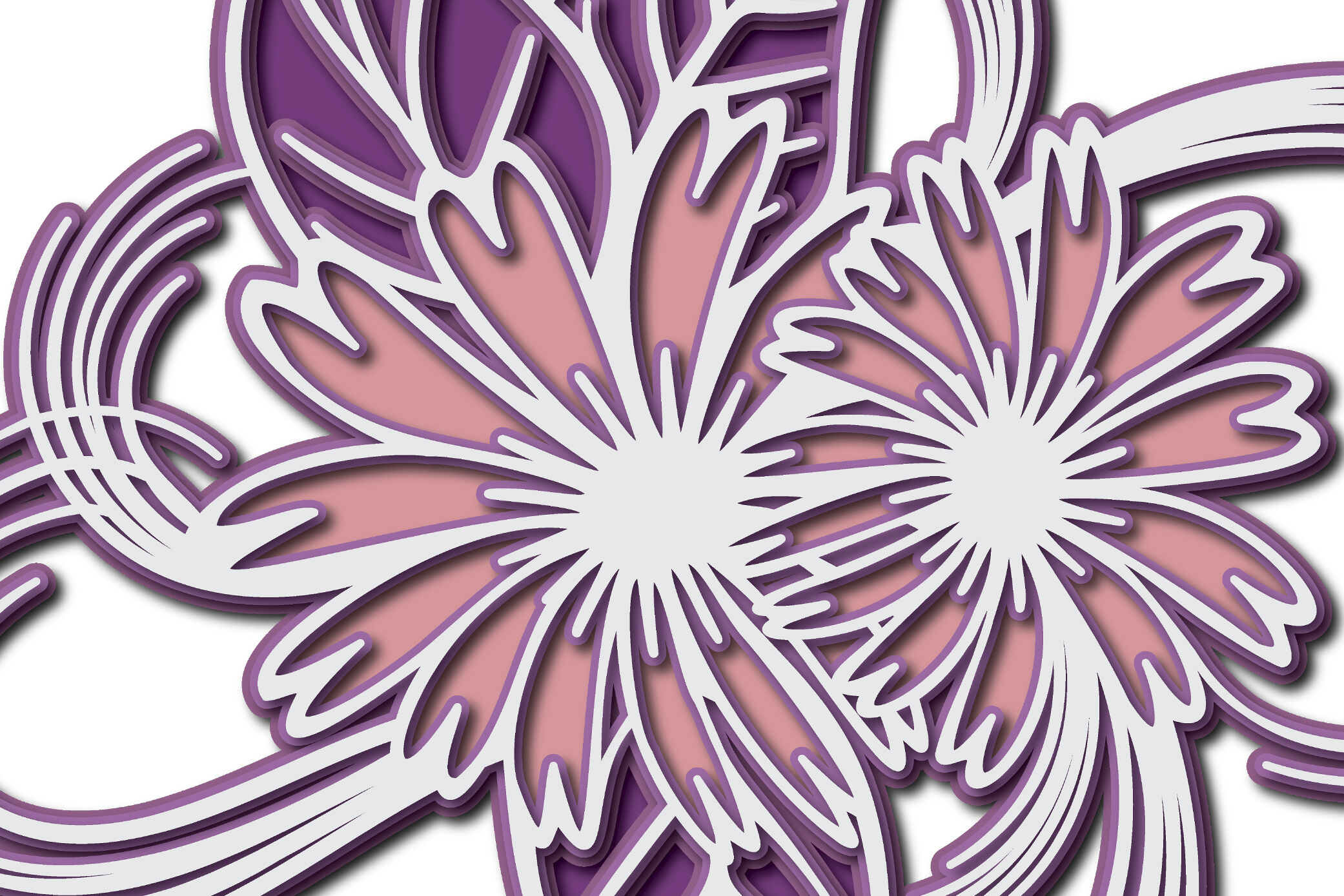 Download 3d Flowers Svg By Digitaltypefaces Thehungryjpeg Com