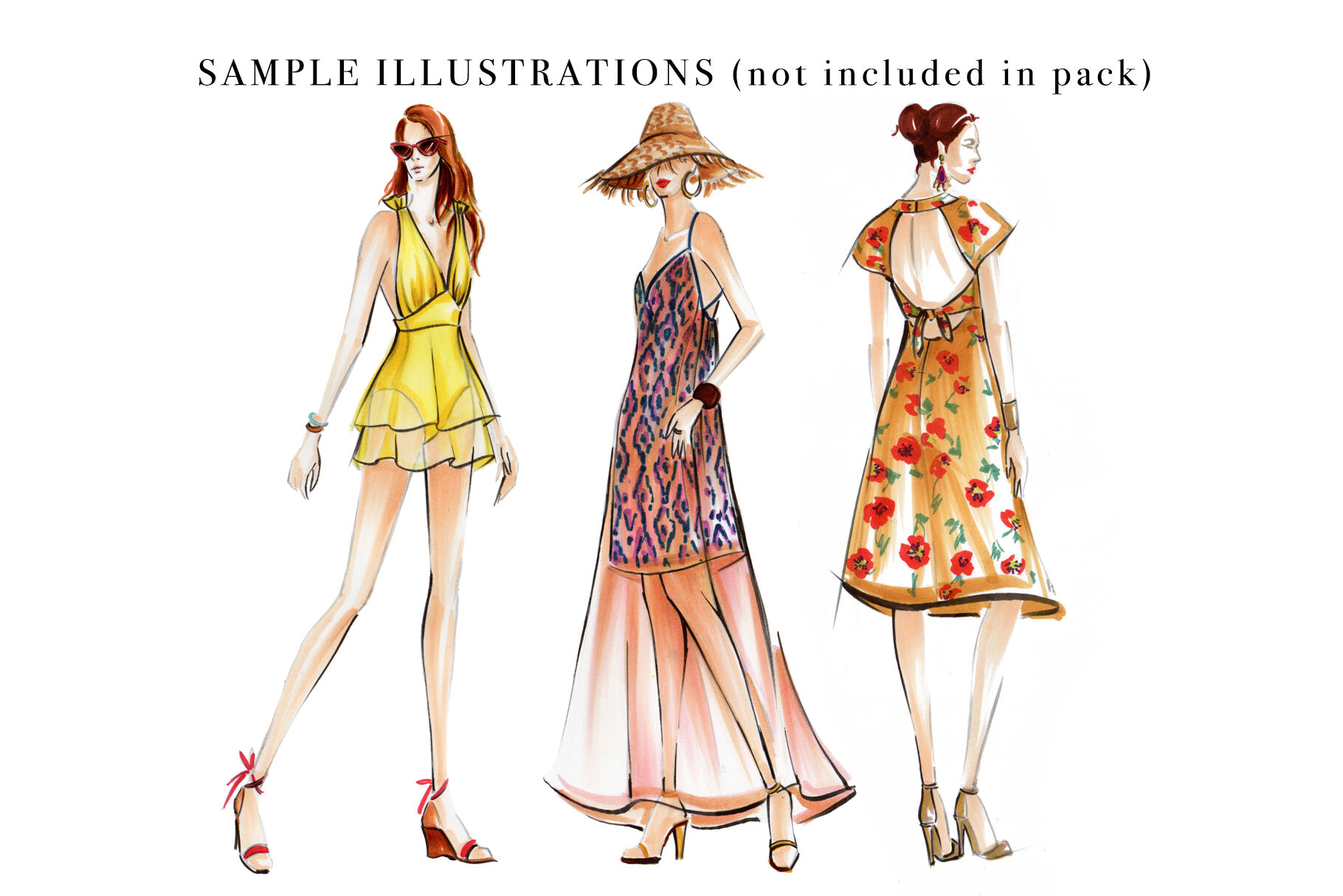 Fashion Figure Ten Heads Design Template Croquis Sketch Line Figure Vector,  Sketch, Line, Figure PNG and Vector with Transparent Background for Free  Download