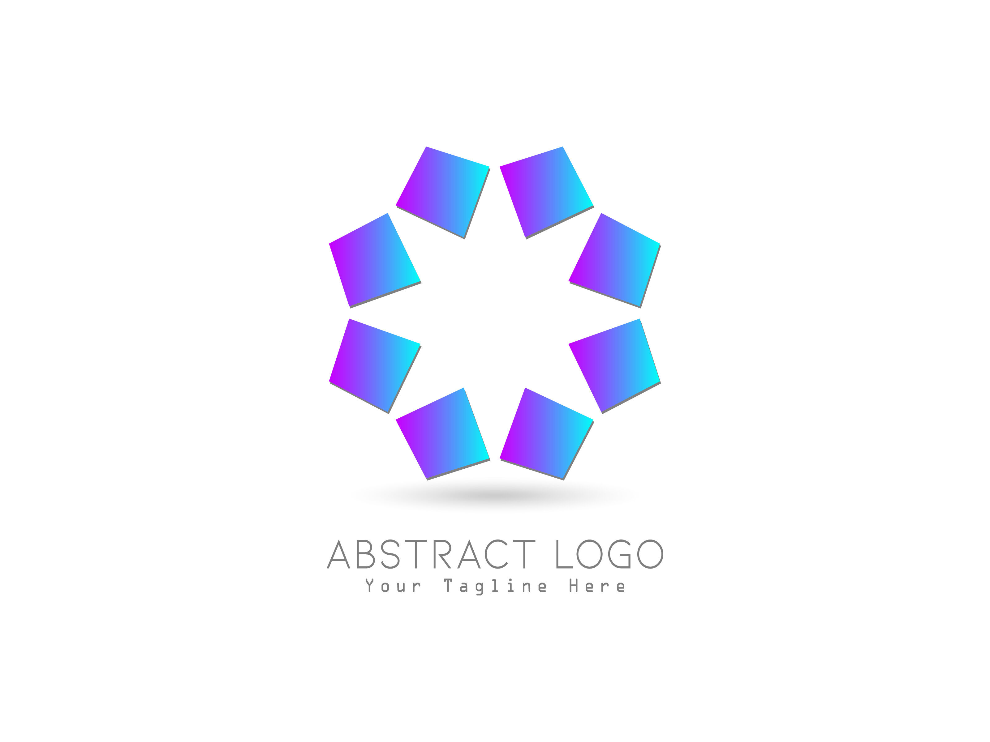 Logo Abstract Gradation Color By Vectorceratops Thehu - vrogue.co