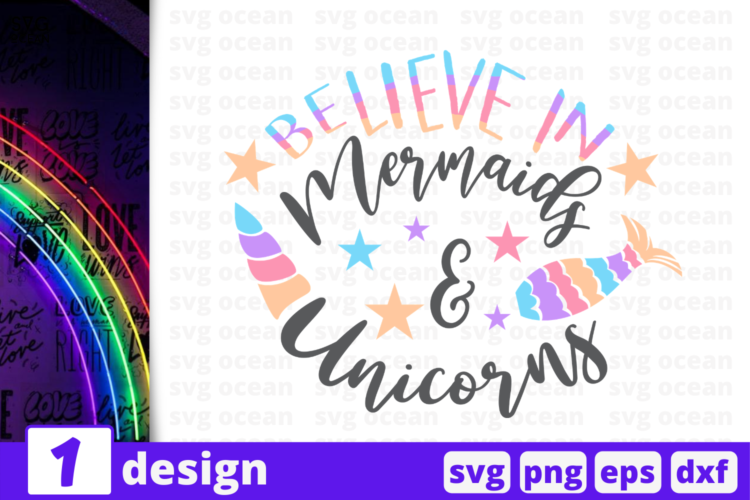 Download 1 Believe In Mermaids And Unicorns Unicorn Quotes Cricut Svg By Svgocean Thehungryjpeg Com