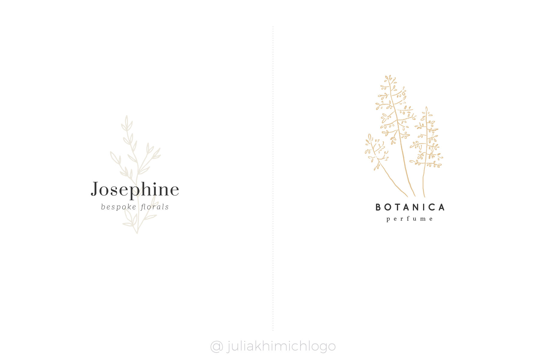 Logo Pack Volume 18 Florals By Julia Khimich Design Thehungryjpeg Com