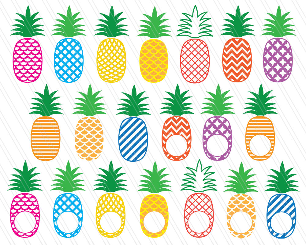 Download Pineapple SVG cutting files,DXF, Pineapple Svg, Patterned ...