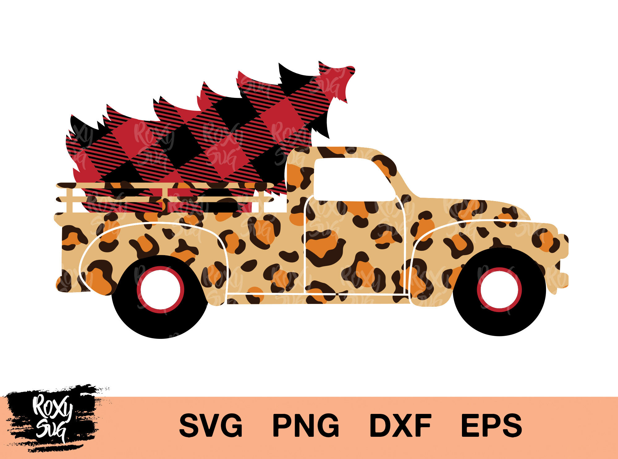 Free Free 247 Svg Truck With Christmas Tree SVG PNG EPS DXF File