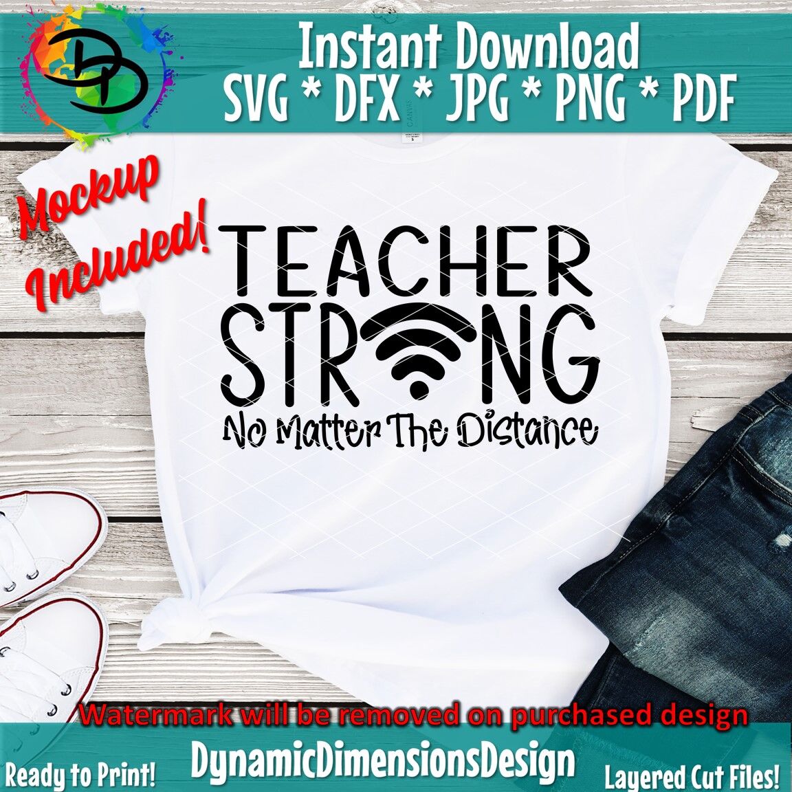 Download Teacher Strong Svg Tgif Svg School Svg Teacher Svg Distance Learning Virtual Online Learning Teacher Shirt Cricut Svg By Dynamic Dimensions Thehungryjpeg Com