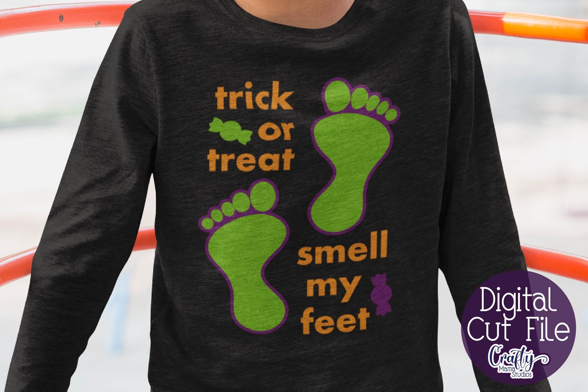 Halloween Svg Trick Or Treat Svg Smell My Feet By Crafty Mama Studios