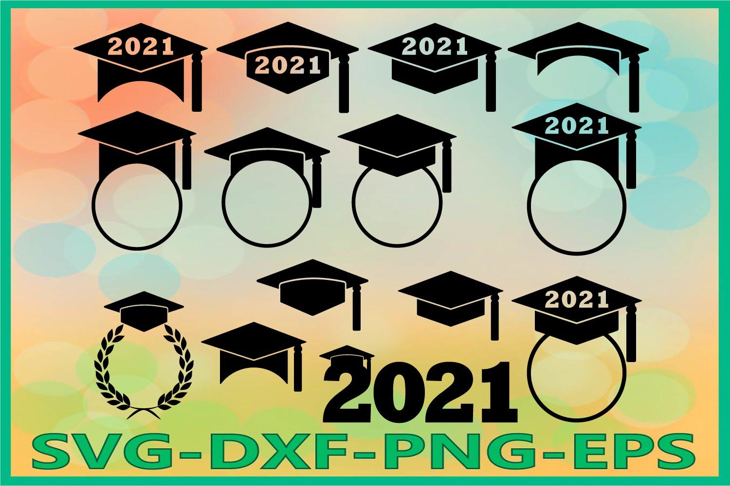 Download Graduation 2021 SVG, Graduation Hat, Graduation Caps By AlexSVGStudio | TheHungryJPEG.com