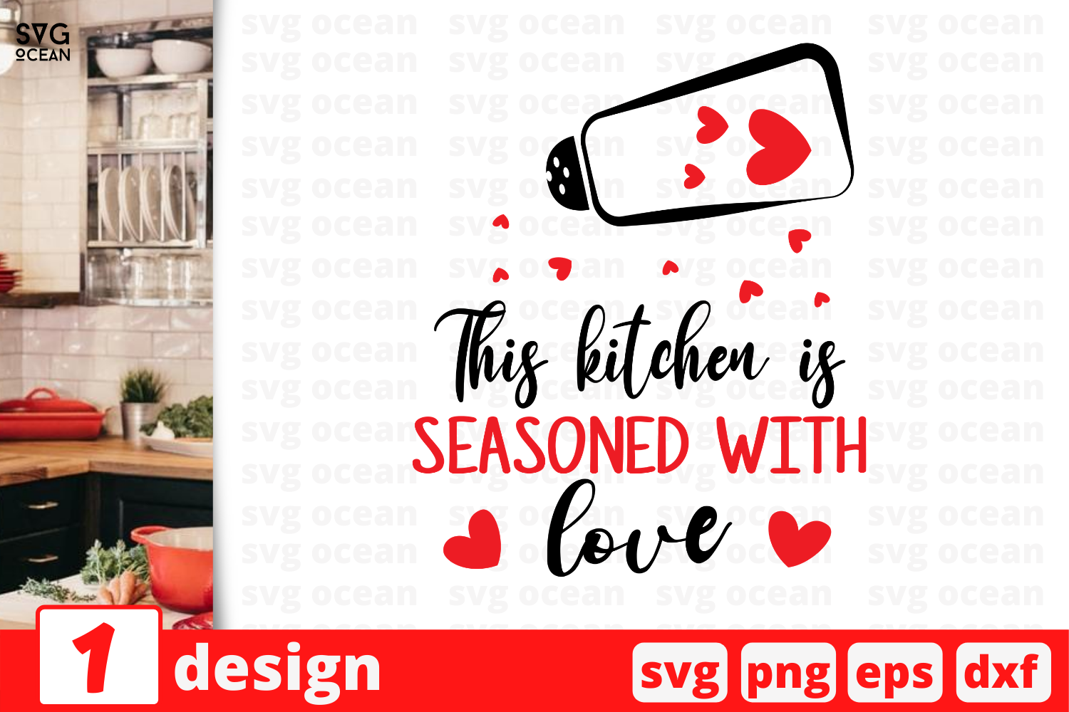Free Free 311 This Kitchen Is Seasoned With Love Free Svg SVG PNG EPS DXF File