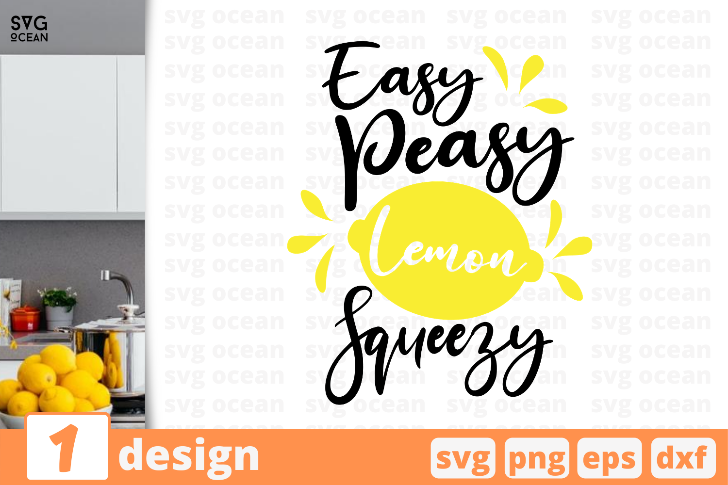 Download 1 Easy Peasy Lemon Squeezy Kitchen Quotes Cricut Svg By Svgocean Thehungryjpeg Com