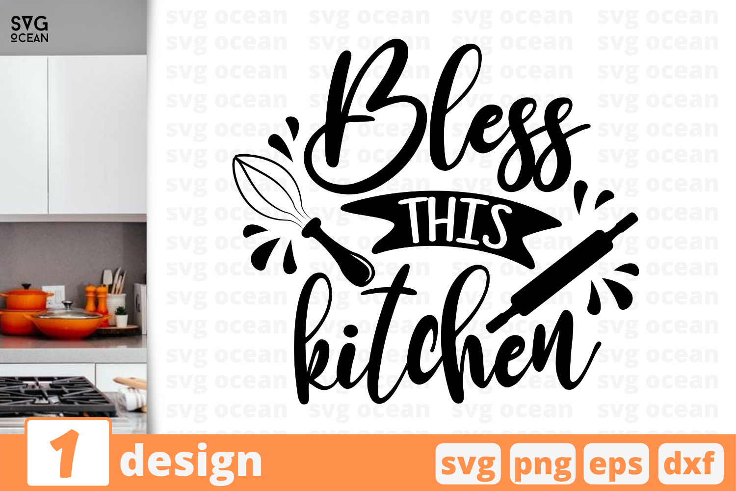 Download 1 Bless this kitchen, Kitchen quotes cricut svg By SvgOcean | TheHungryJPEG.com
