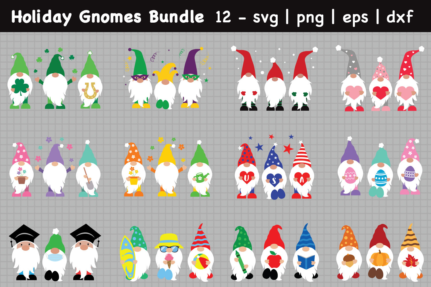 Mega Holidays Gnomes Bundle, The Ultimate Giga (1311180)