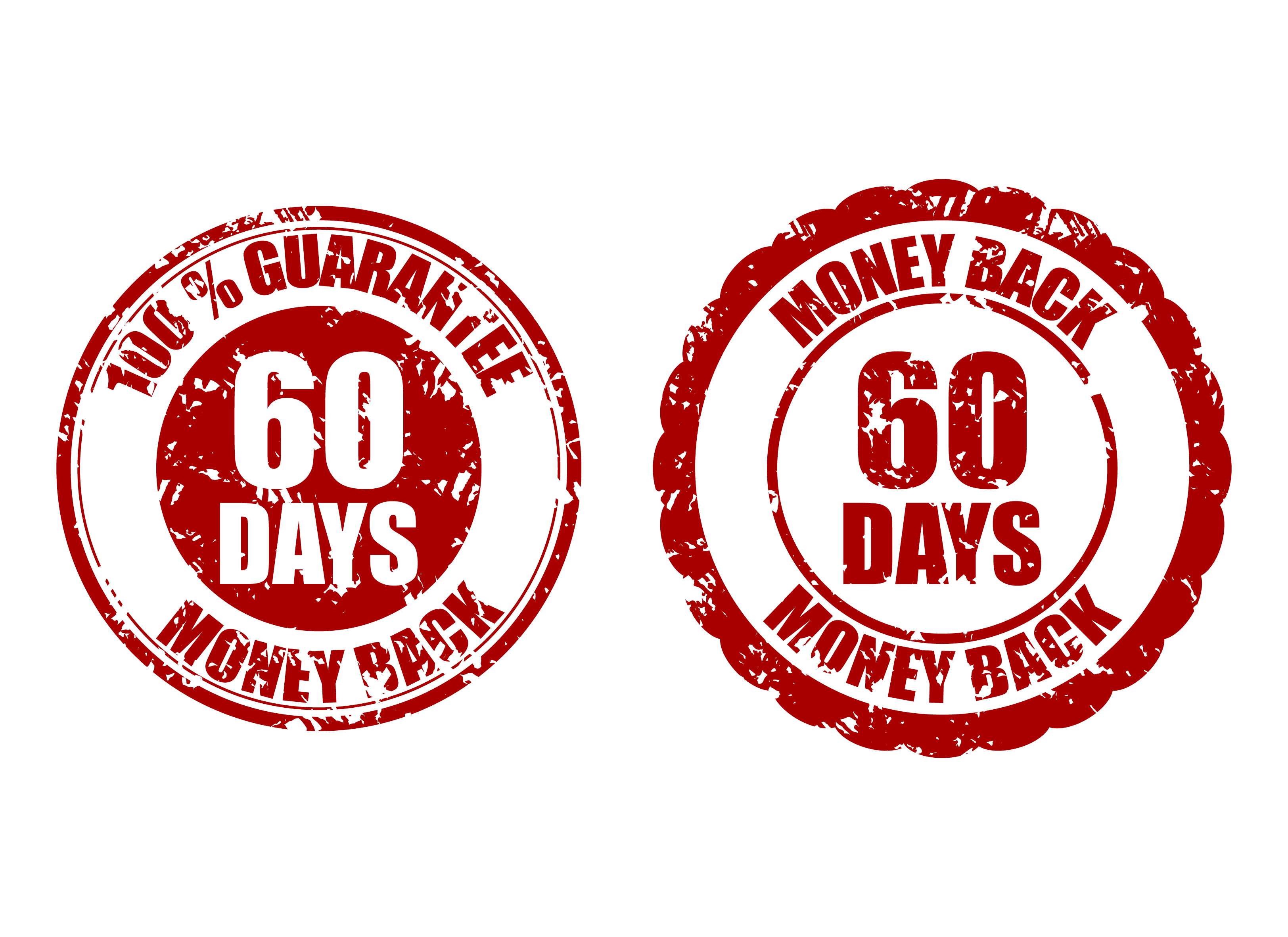 Money Back Guarantee 60 Days Rubber Stamp Red By 09910190 Thehungryjpeg Com