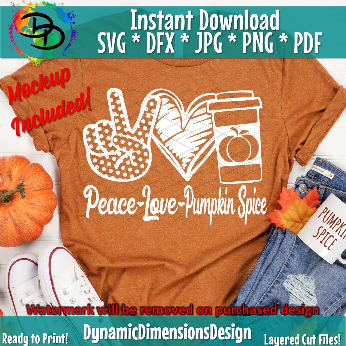 Free Free 222 Peace Love Fall Svg SVG PNG EPS DXF File