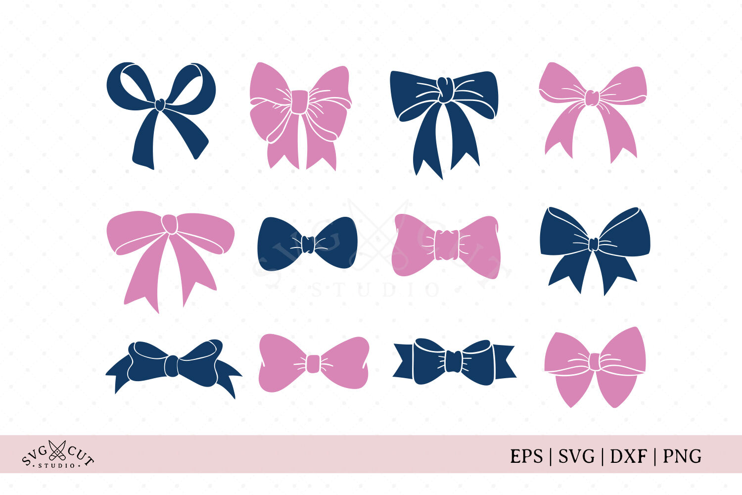 Bow SVG Cut Files By SVG Cut Studio