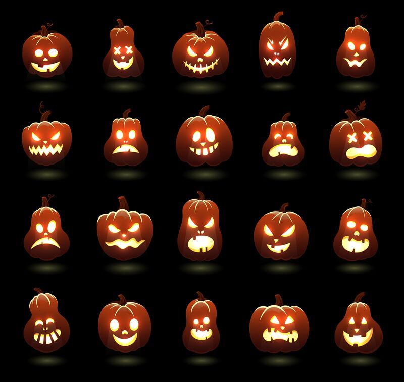 comic pumpkin carving templates