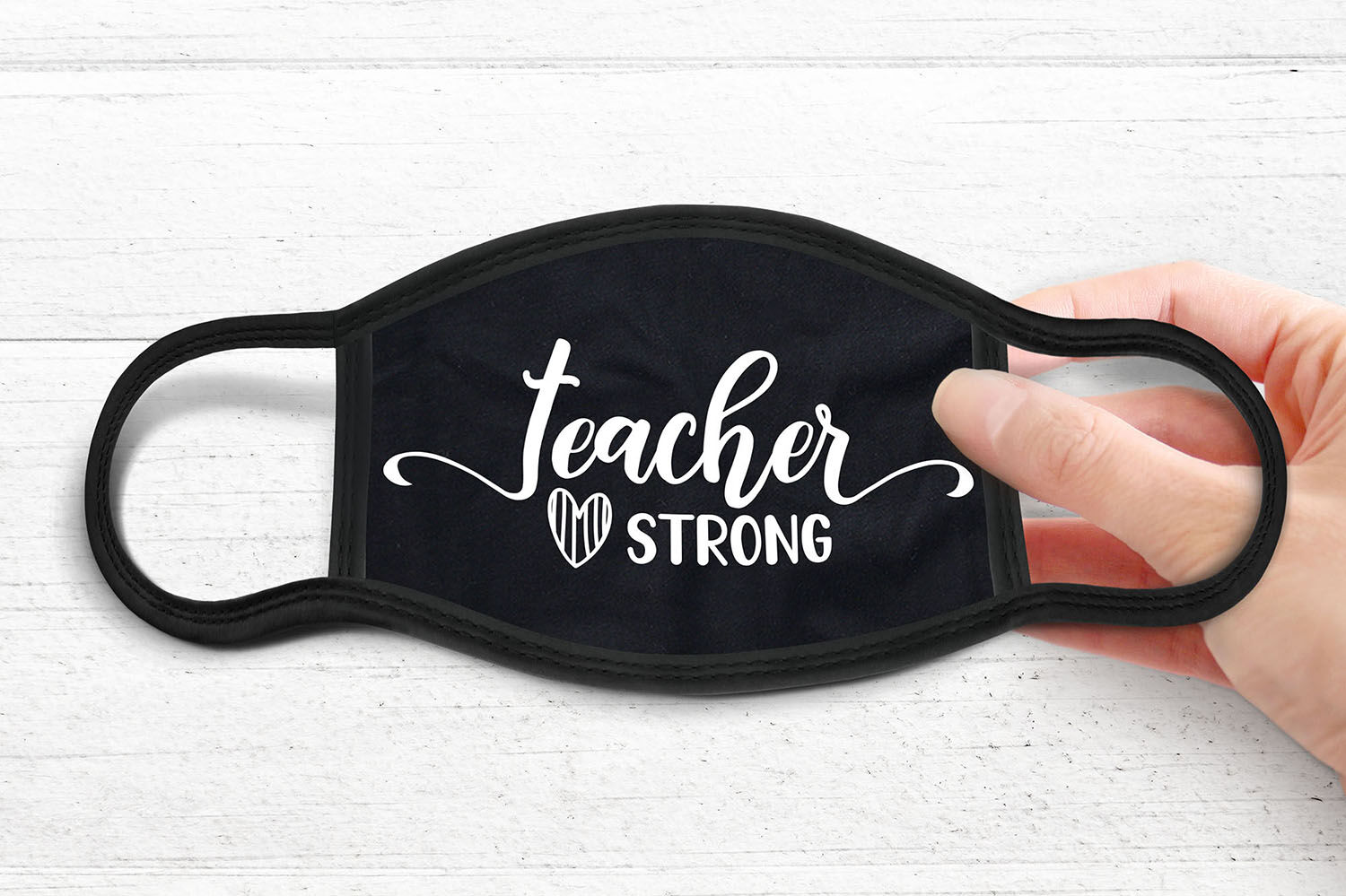 Download Teacher Strong, Face Mask SVG, Face Mask Sayings SVG DXF PNG By CraftLabSVG | TheHungryJPEG.com