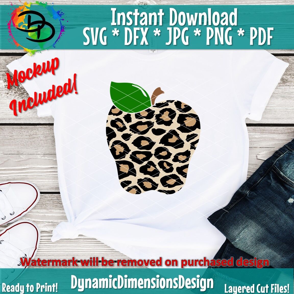 Download Art Collectibles Clip Art Doodle Files For Cricut Love Teaching Svg Dxf Png Sublimate Cut File Teach Love Inspire Apple Teacher Silhouette Leopard Cheetah