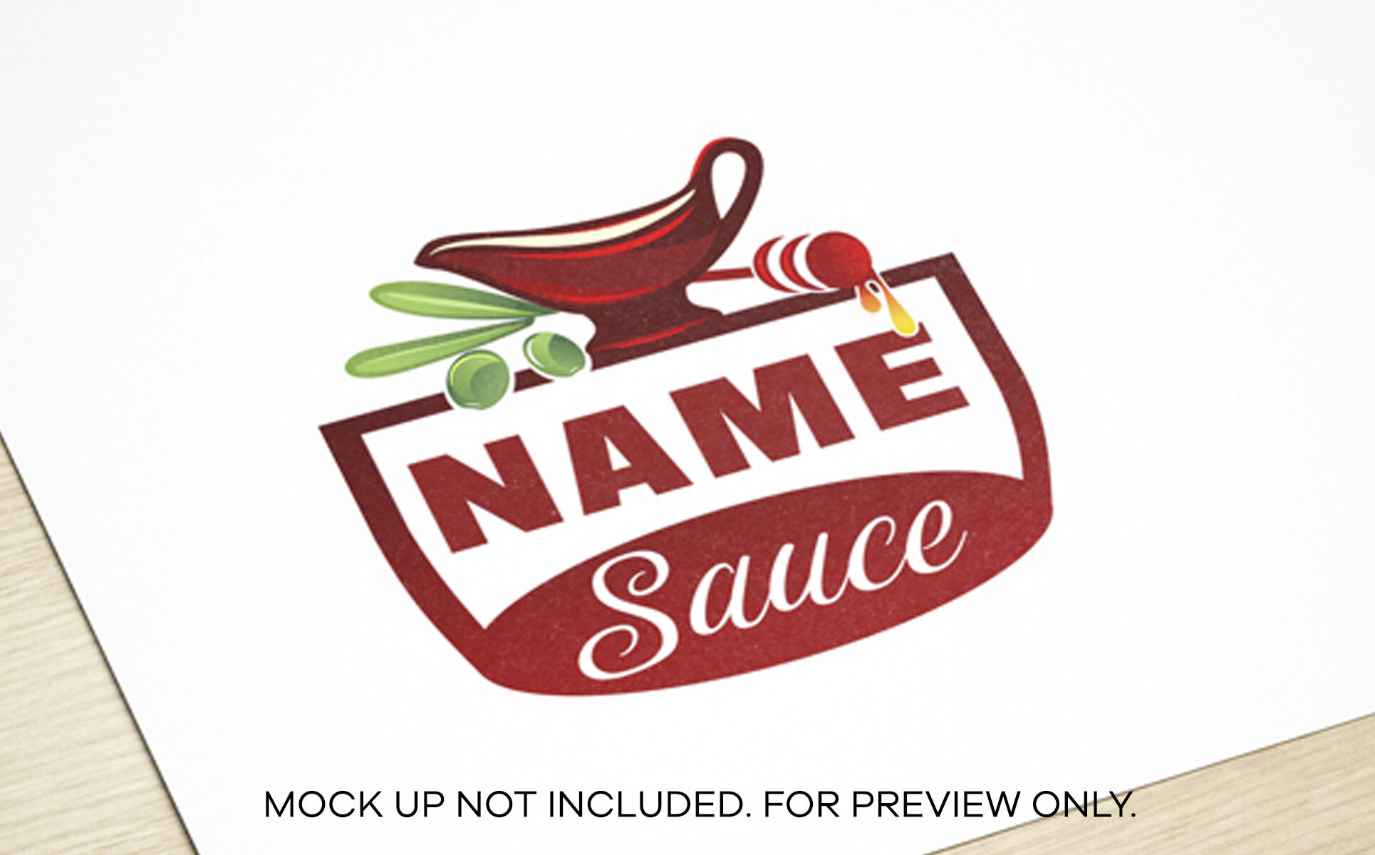 Logo for the sauce brand. By Navada | TheHungryJPEG.com