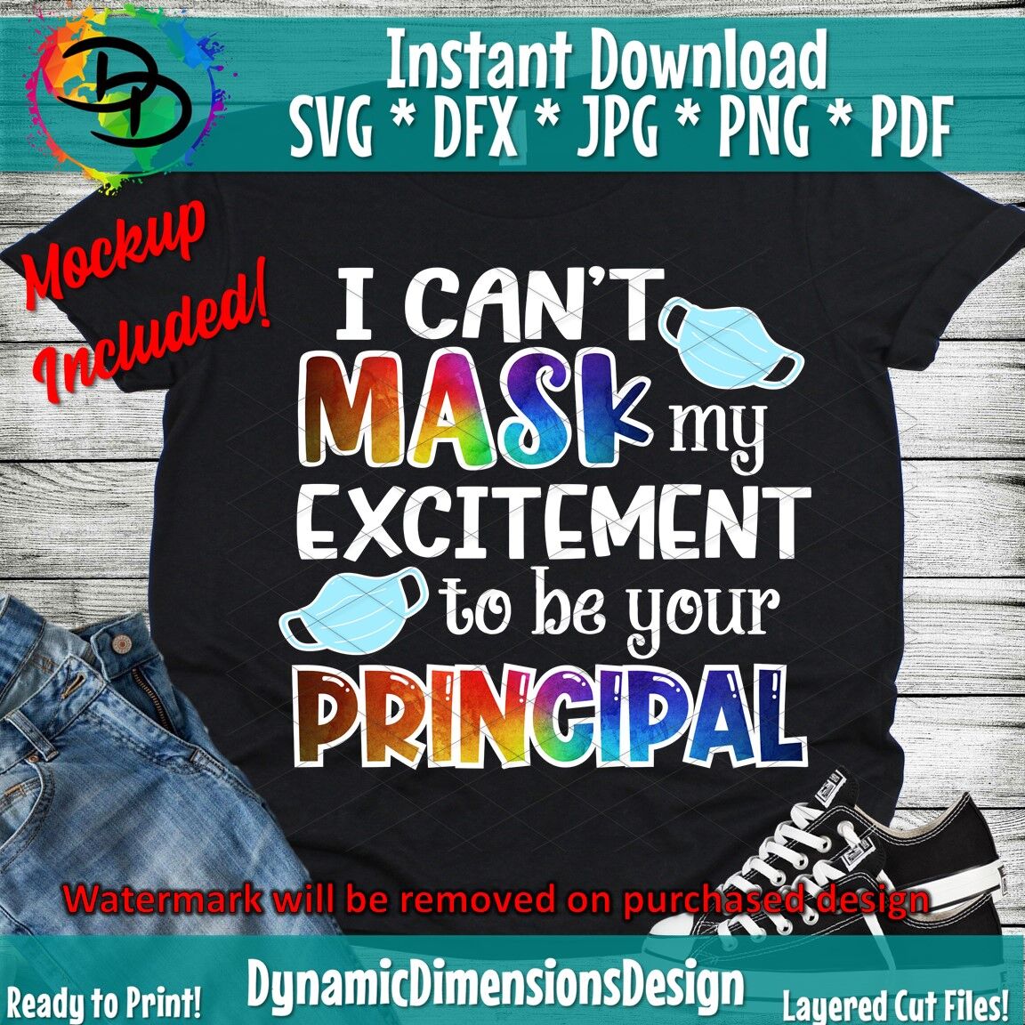 Download Assistant Principal, Cant Mask my Excitement, Mask svg ...