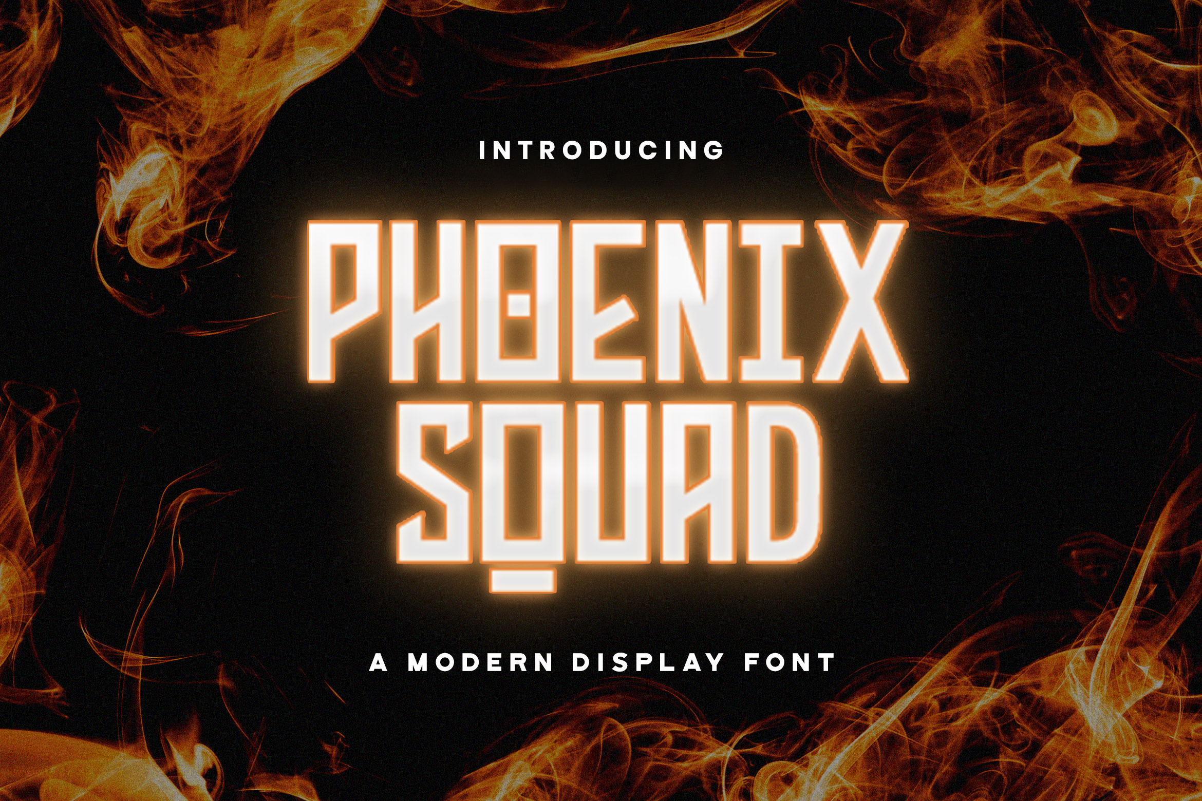 Phoenix Squad Modern Display Font By Stringlabs Thehungryjpeg Com