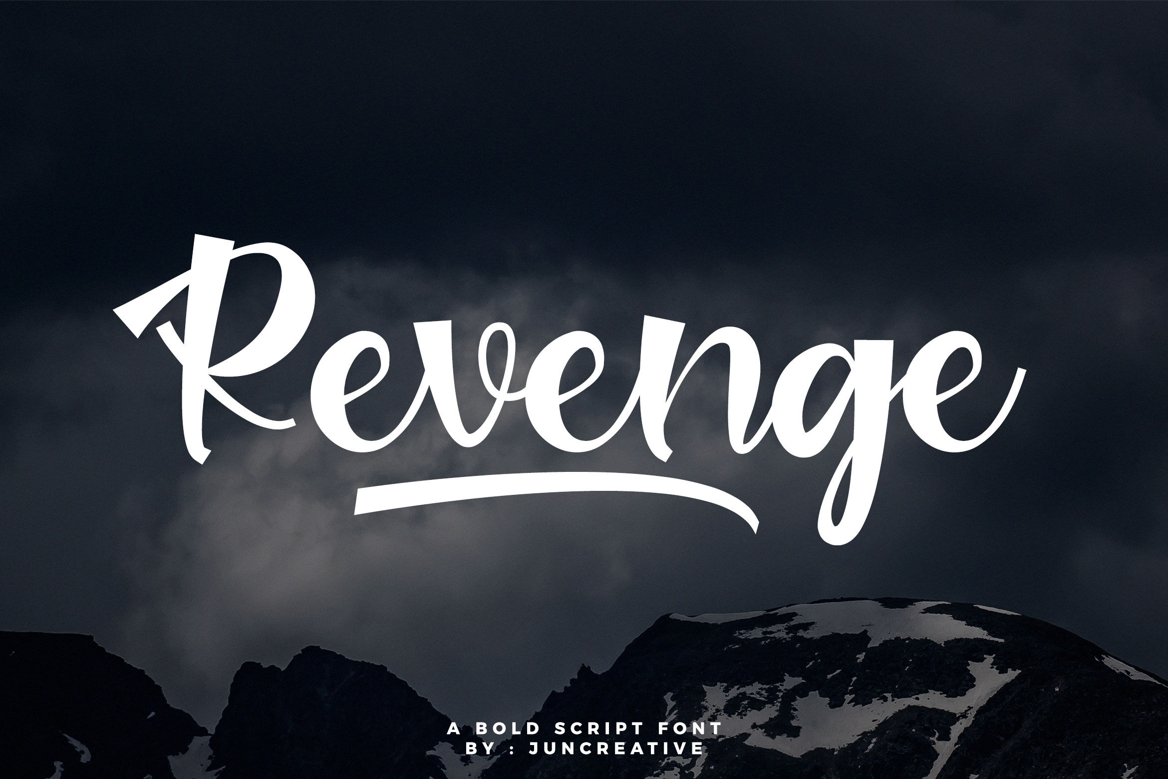 Revenge Bold Script Font By Juncreative Thehungryjpeg Com